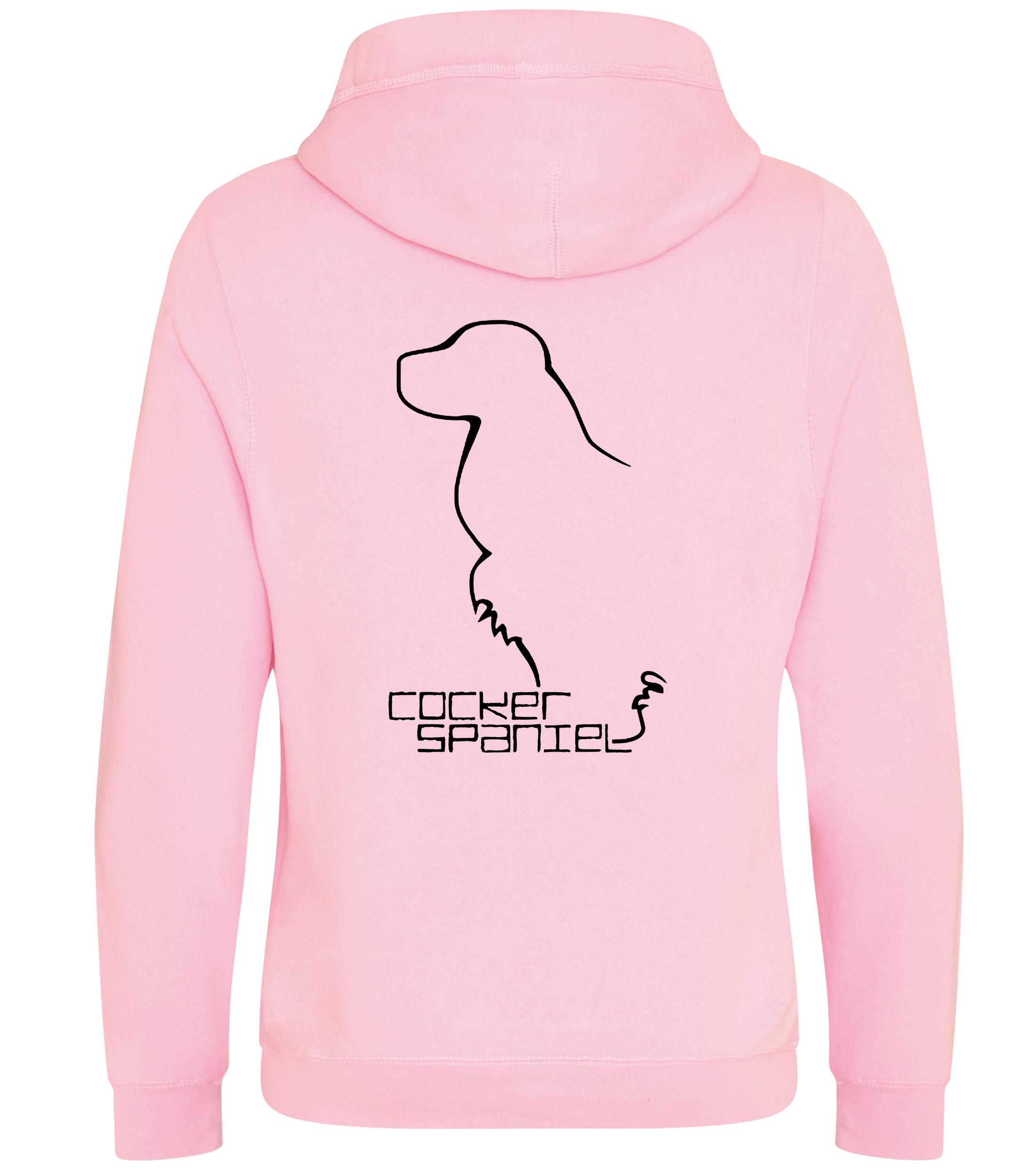 Cocker Spaniel Dog Breed Design Unisex Crossneck Pullover Hoodie – A Must-Have for Cocker Spaniel Fans