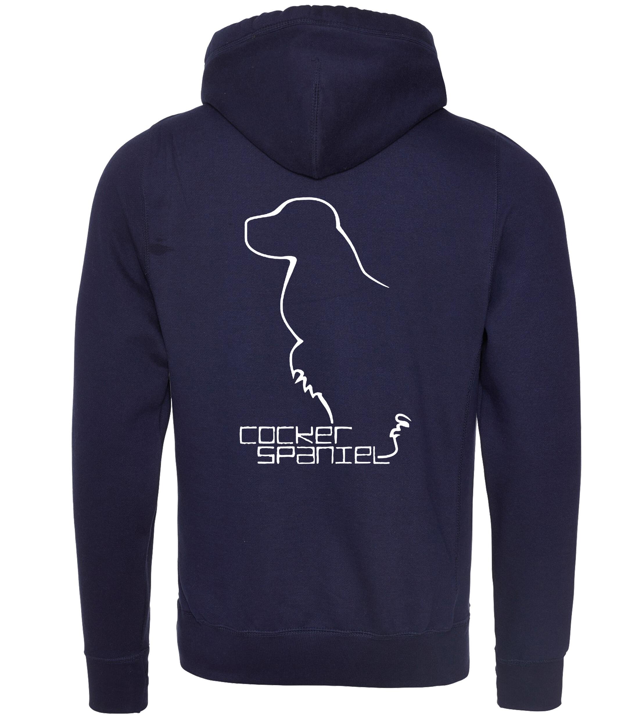 Cocker Spaniel Dog Breed Design Unisex Crossneck Pullover Hoodie – A Must-Have for Cocker Spaniel Fans