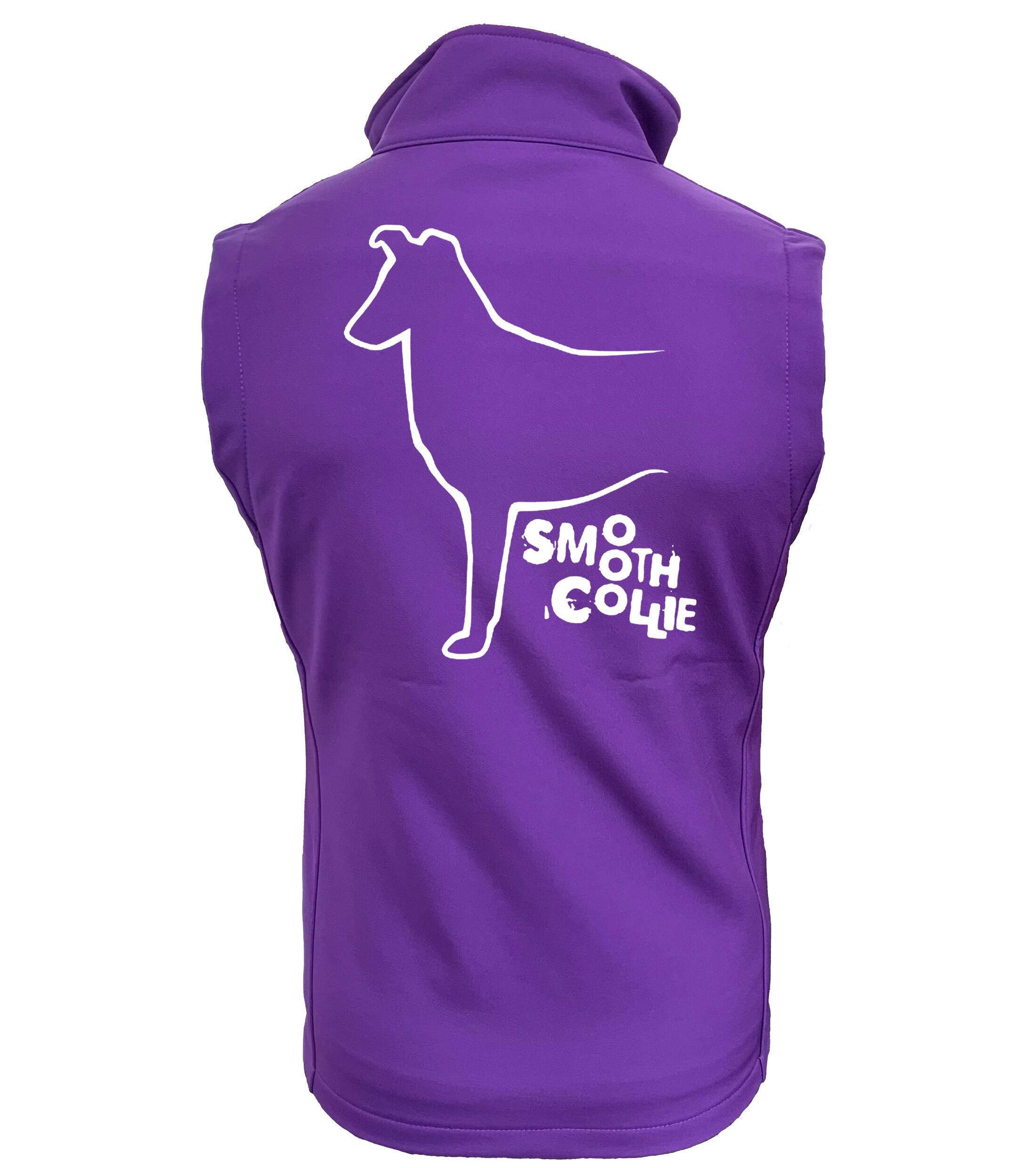 Collie (Smooth) Dog Breed Design Women’s Softshell Gilet – Style Meets Functionality