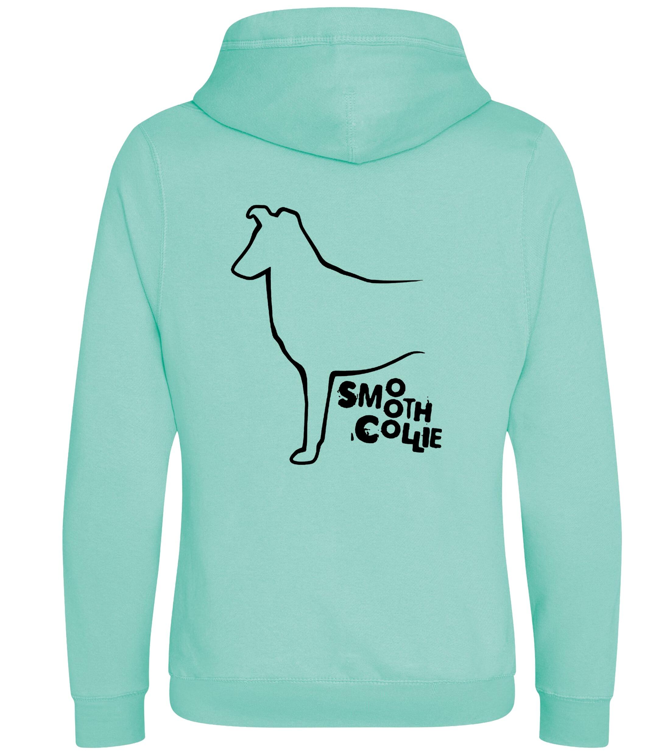 Unisex Crossneck Pullover Hoodie with Collie (Smooth) Dog Breed Design – Celebrate Your Love for Collies