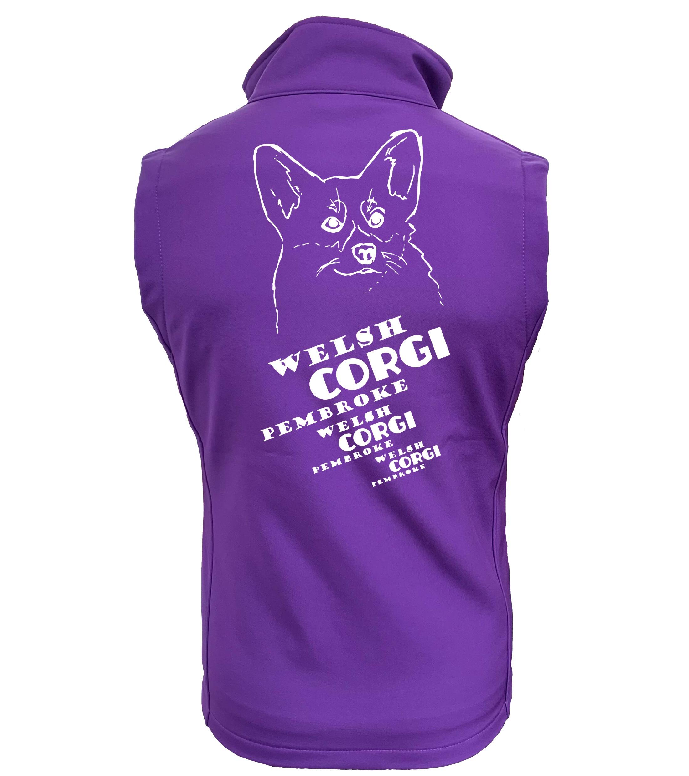 Women’s Softshell Jacket with Corgi Pembroke (Face) Dog Breed Design – Style & Comfort for Corgi Fans