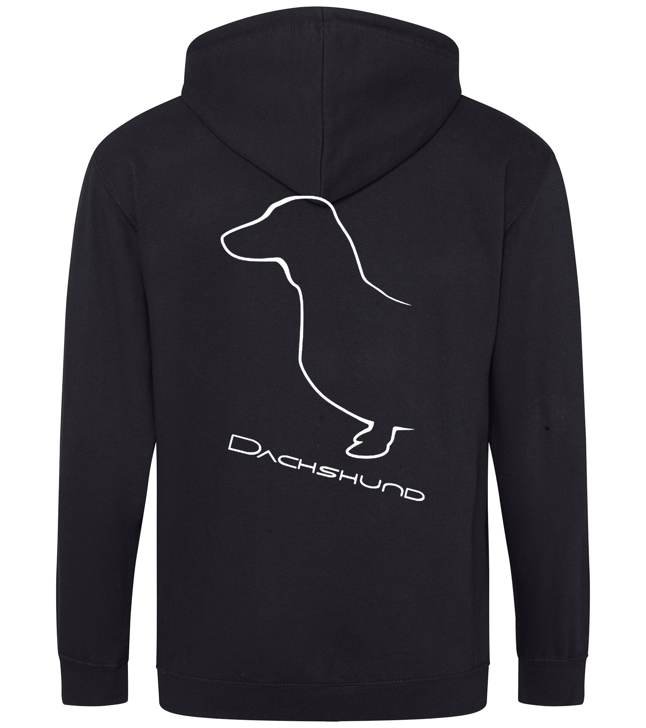 Dachshund (Smooth) Dog Breed Zipped Hoodie – Comfort, Style, and Dachshund Pride