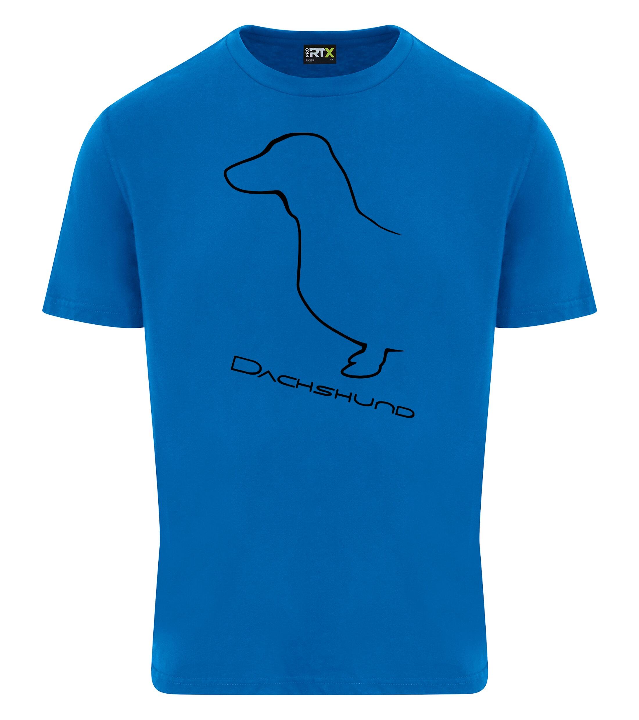 Dachshund (Smooth) Dog Breed Design Unisex Roundneck T-Shirt – Stylish Comfort for Dachshund Fans