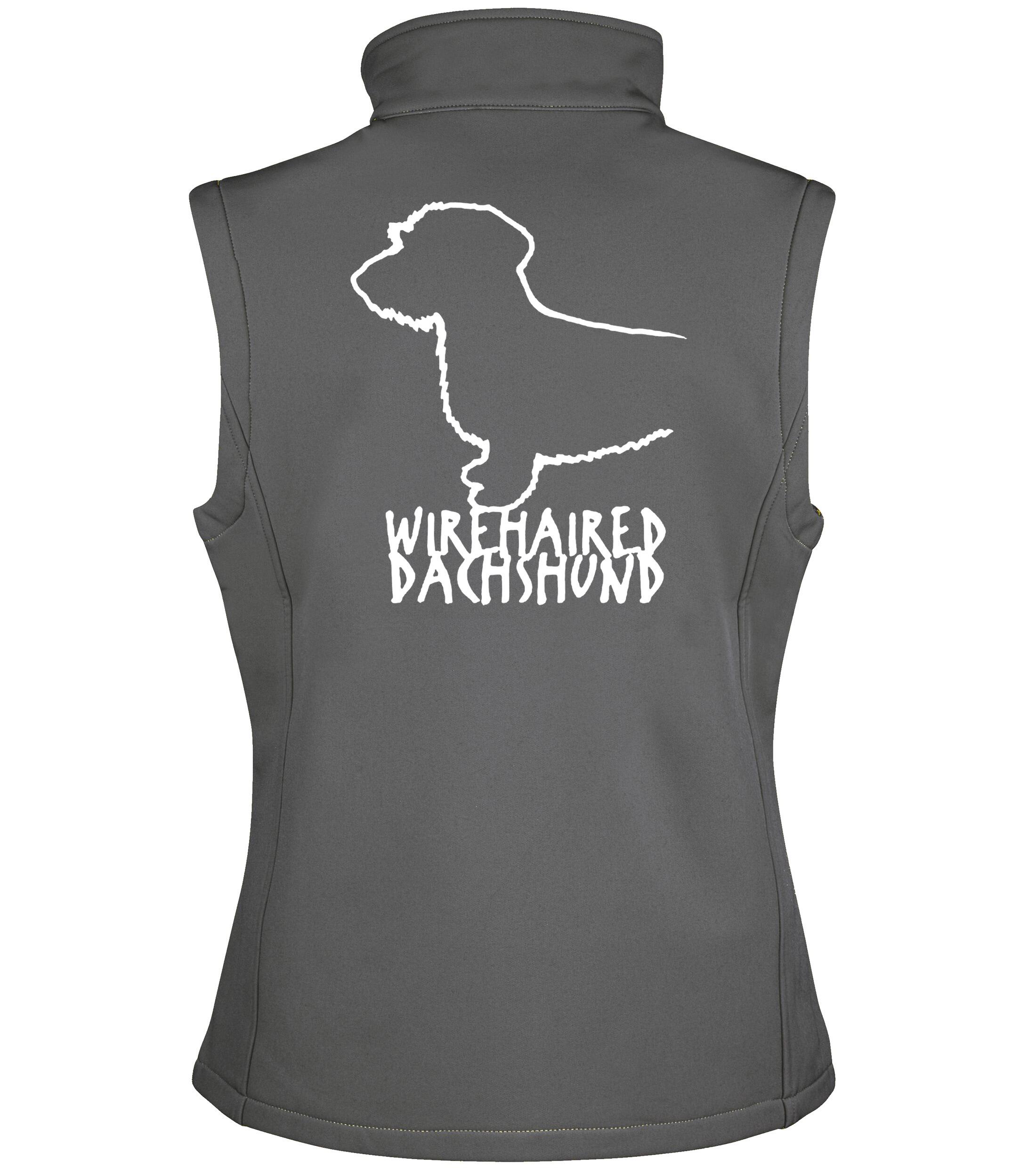 Dachshund (Wirehaired) Women’s Softshell Jacket – Stylish Comfort for Dachshund Lovers