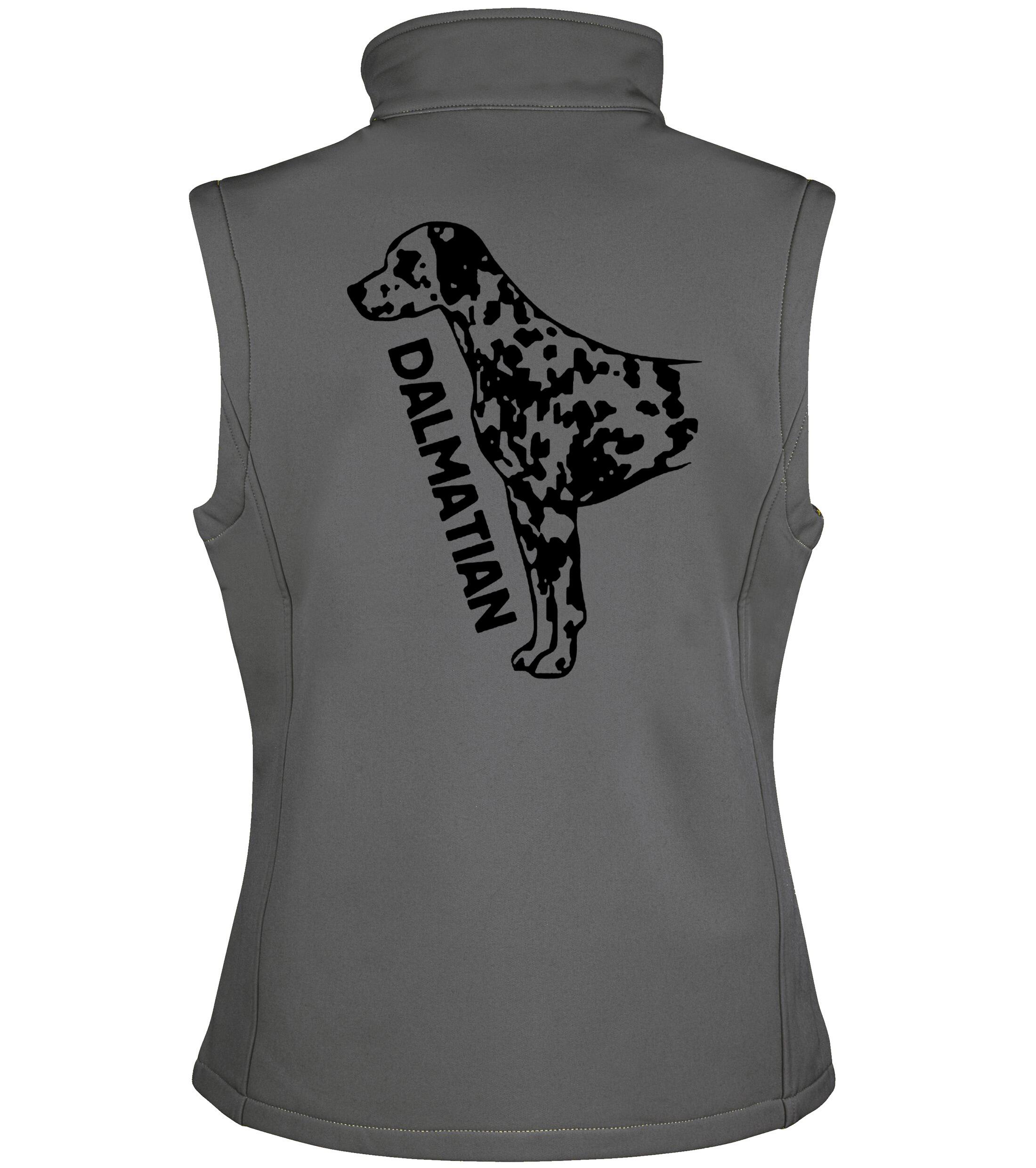 Dalmatian Dog Breed Design Unisex Softshell Gilet – Stylish and Functional Outdoor Wear