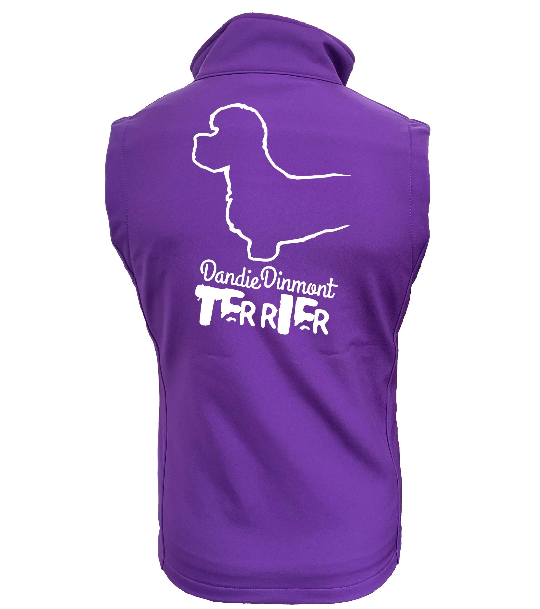 Dandie Dinmont Terrier Dog Breed Design Unisex Softshell Gilet – Stylish and Functional Outdoor Wear