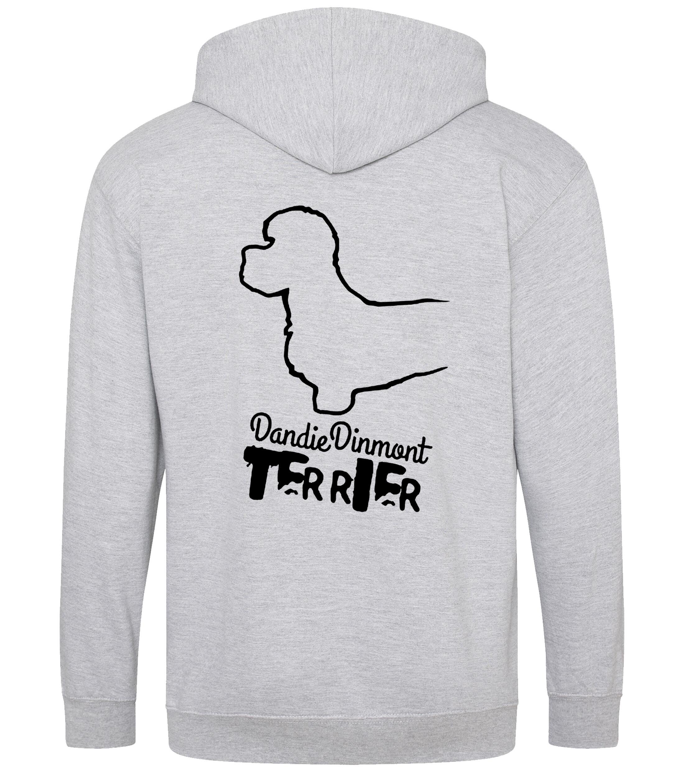 Dandie Dinmont Terrier Zipped Hoodie – Comfort, Style, and Dandie Dinmont Pride