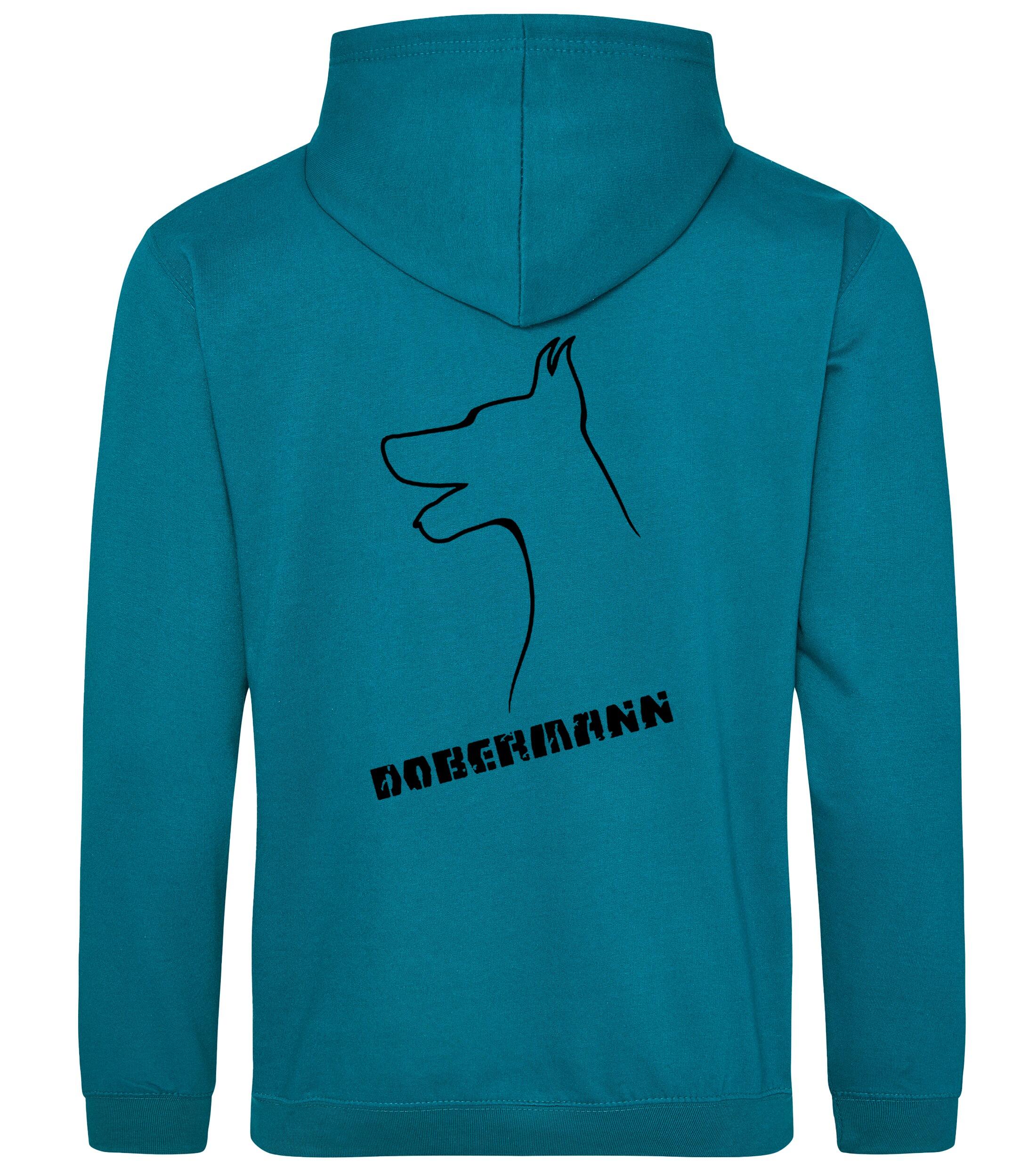 Dobermann (Head) Design Pullover Hoodie – Stylish & Cozy for Dobermann Enthusiasts