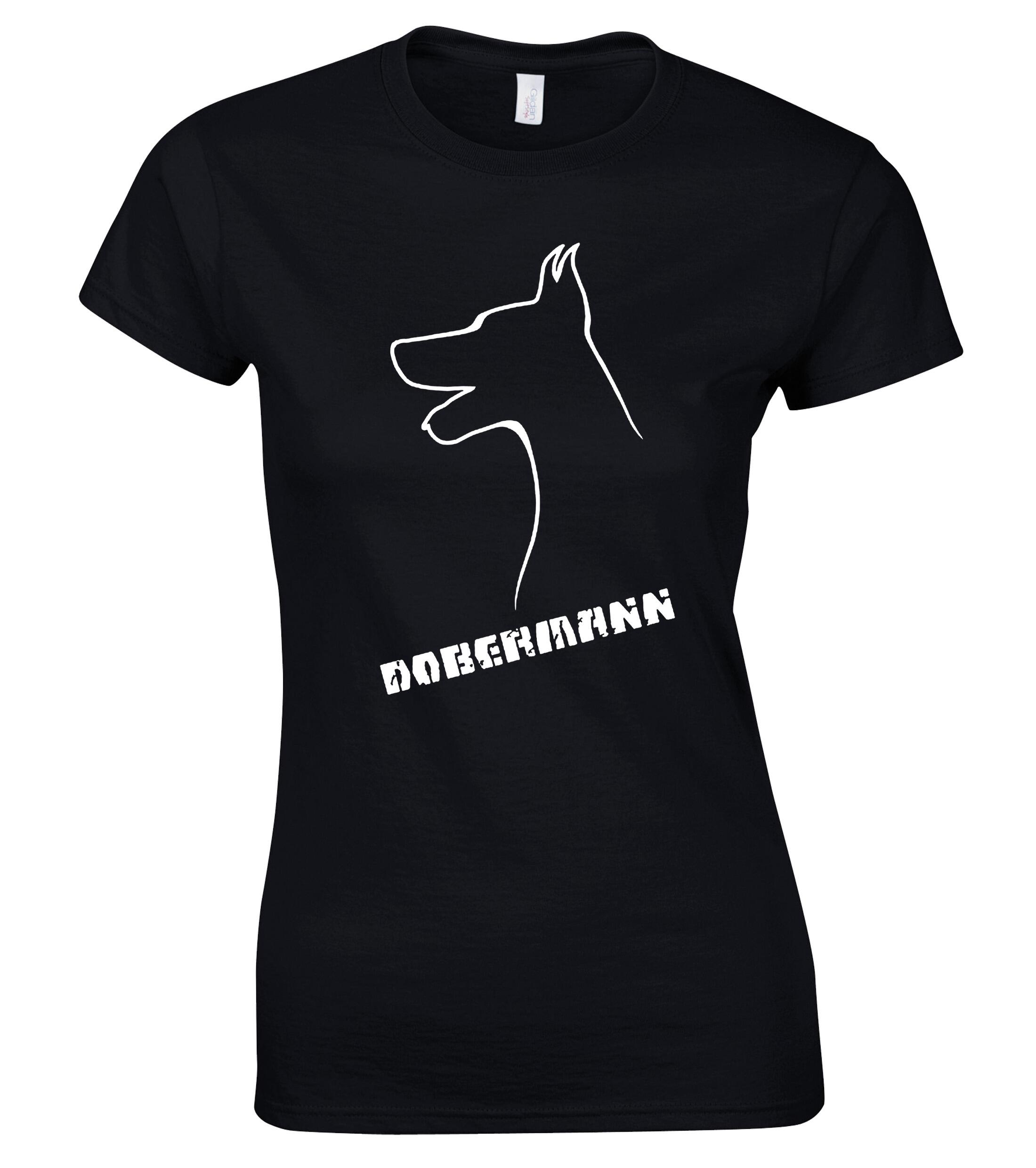 Dobermann (Head) Women’s Roundneck T-Shirt – Celebrate Your Passion in Style