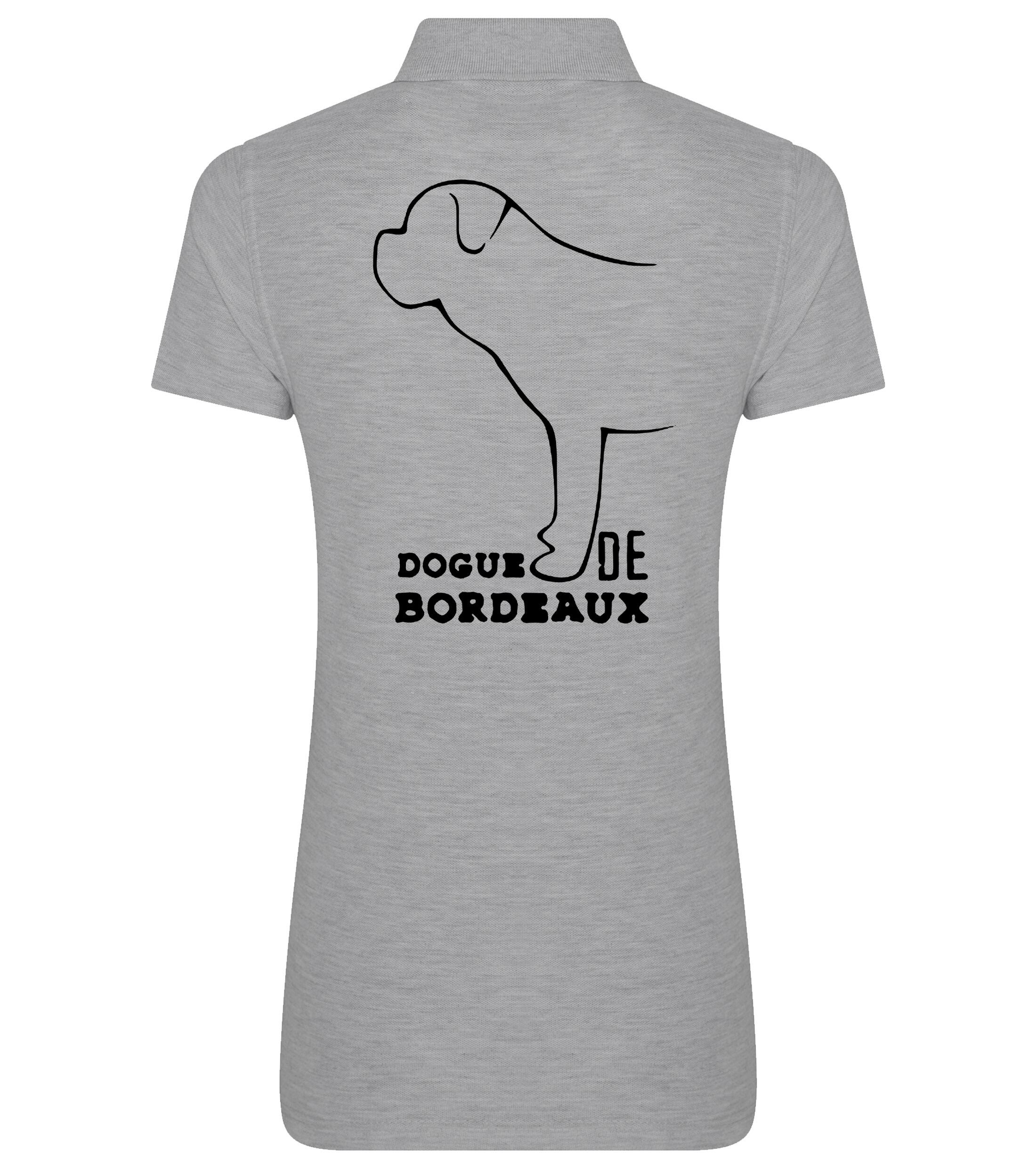 Dogue De Bordeaux Dog Breed Design Women’s Cotton Polo – Elegance for Dogue De Bordeaux Lovers