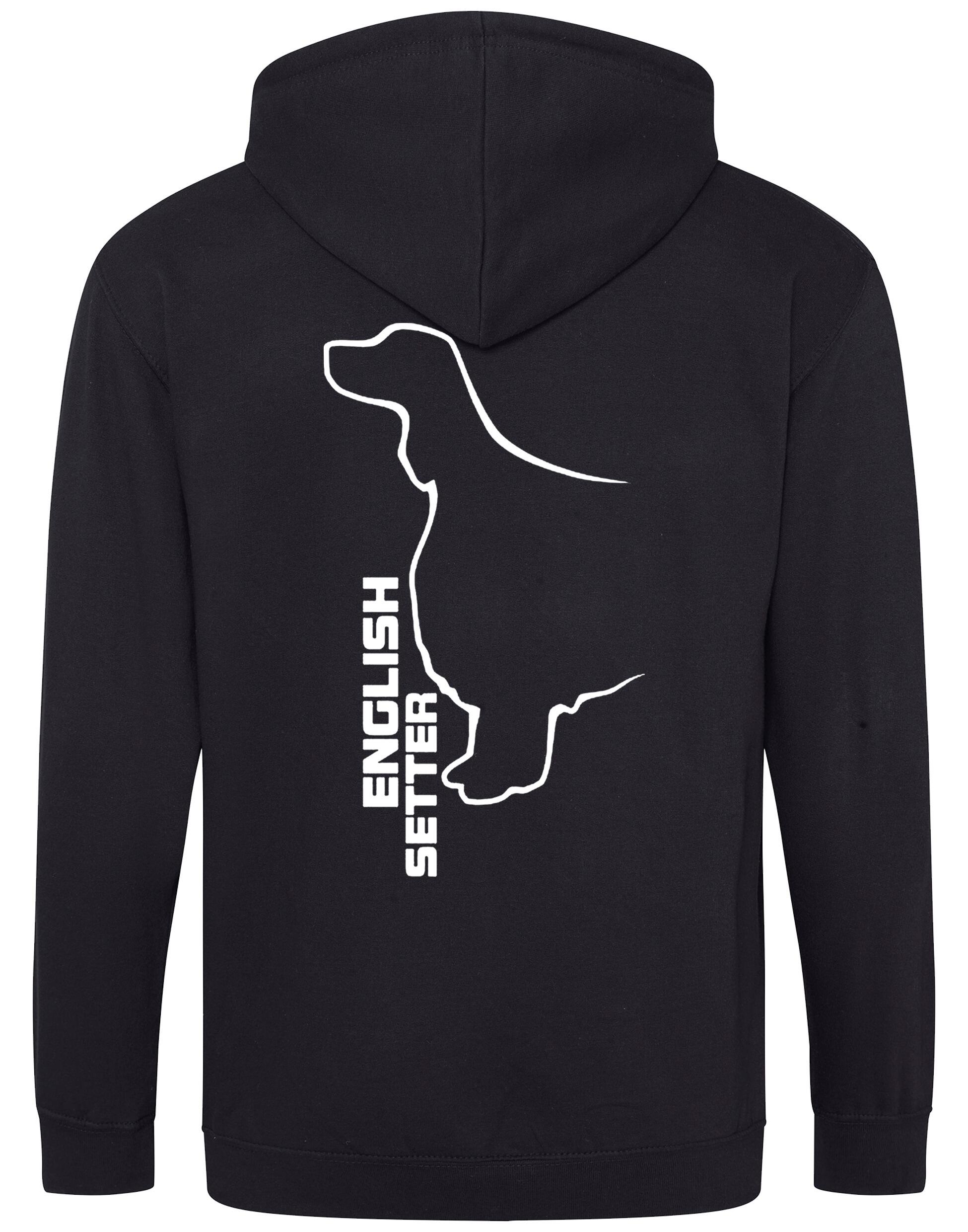 English Setter Zipped Hoodie – Comfort, Style, and Setter Pride