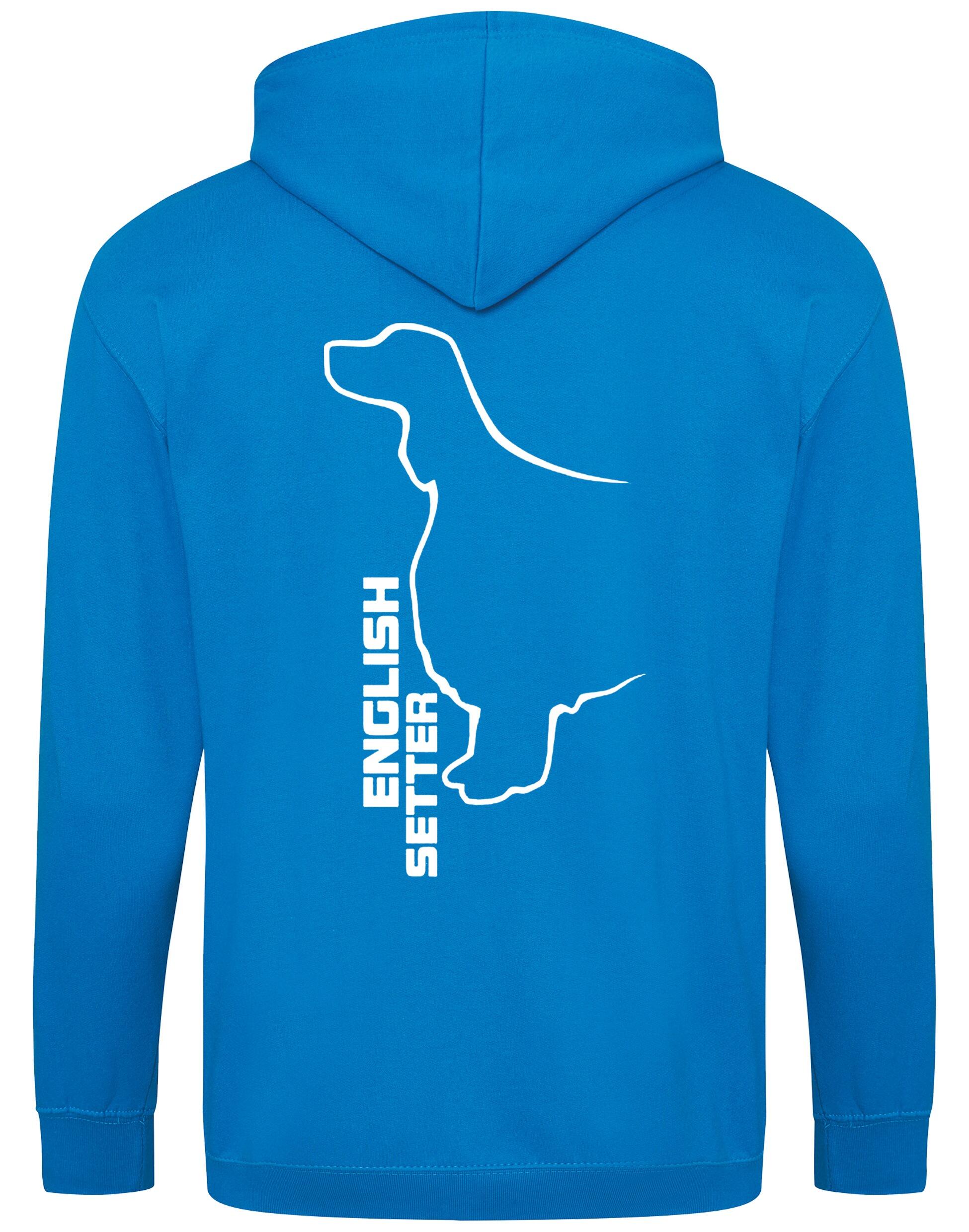 English Setter Zipped Hoodie – Comfort, Style, and Setter Pride