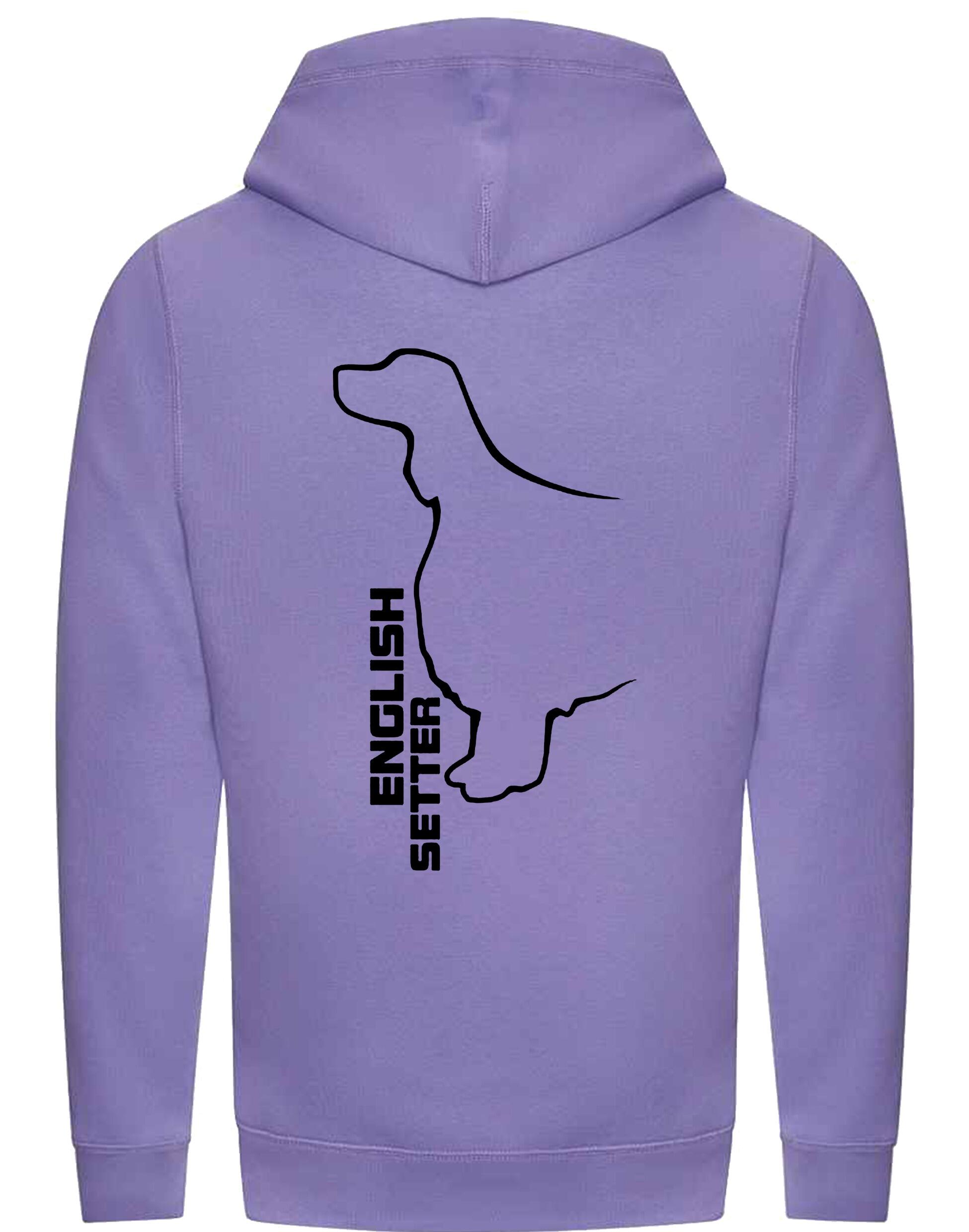 Unisex Crossneck Pullover Hoodie with English Setter Design – A Must-Have for English Setter Fans
