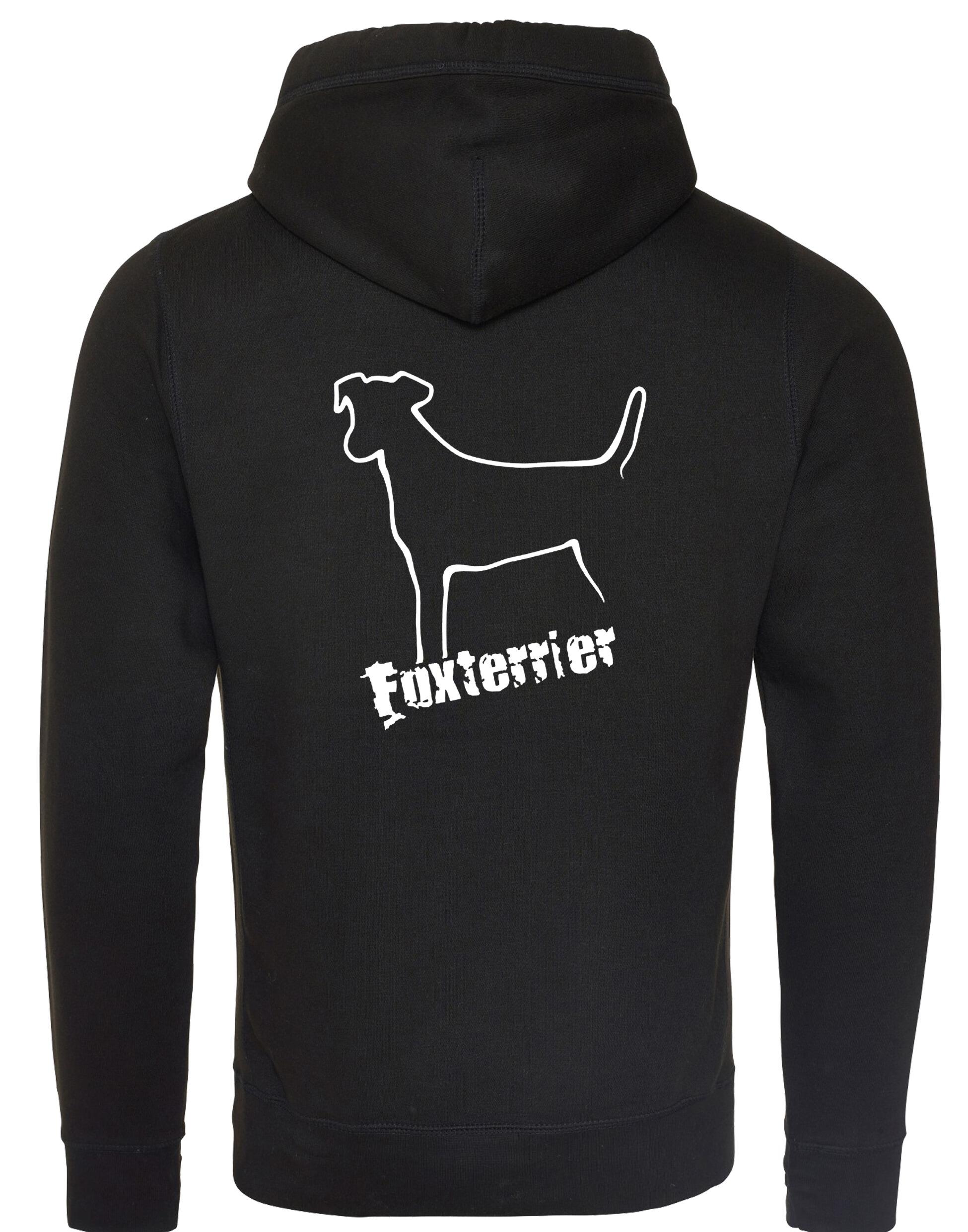 Fox Terrier Unisex Crossneck Pullover Hoodie – A Must-Have for Terrier Fans