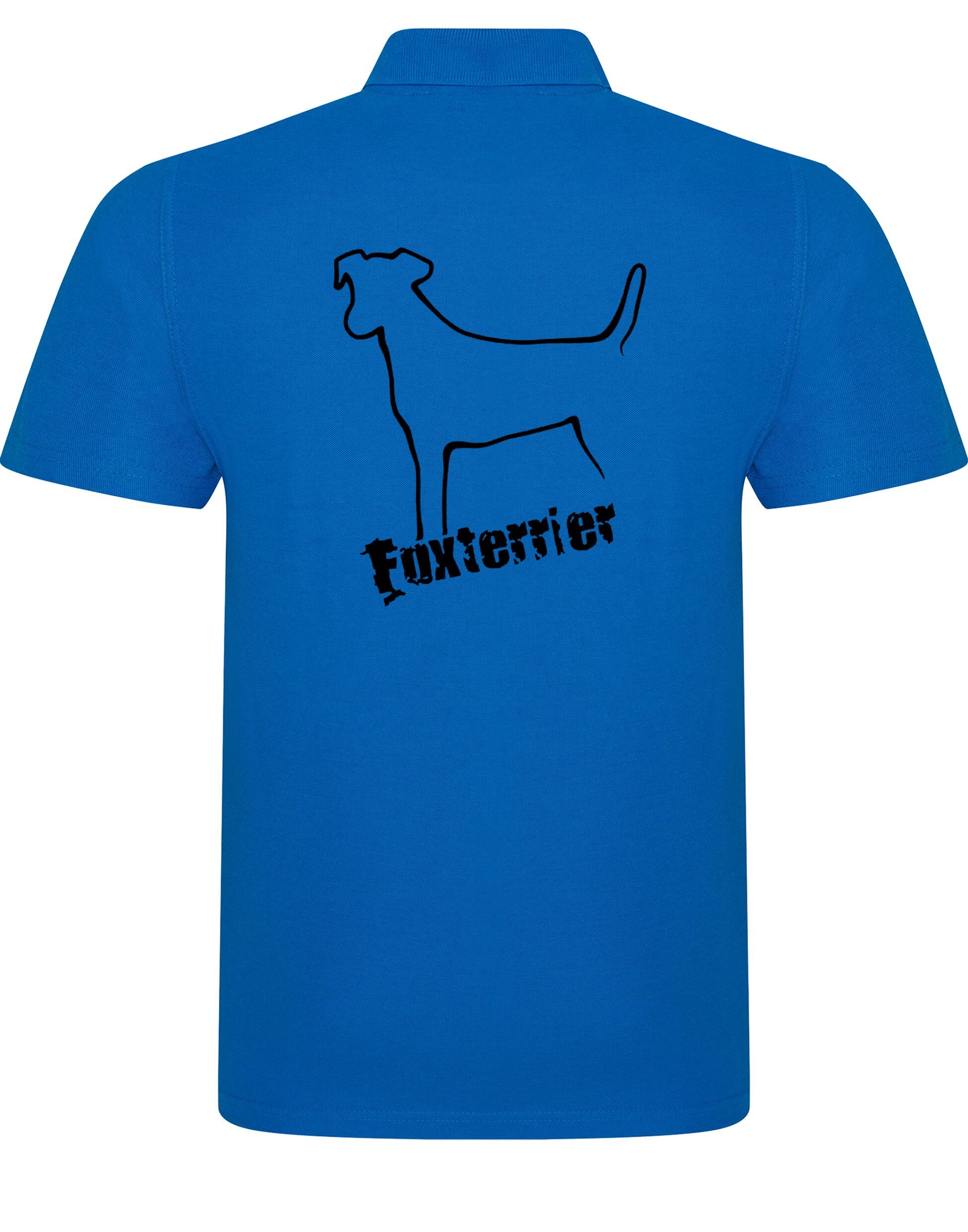 Unisex Cotton Polo with Fox Terrier Design – Comfort and Style for Every Terrier Fan