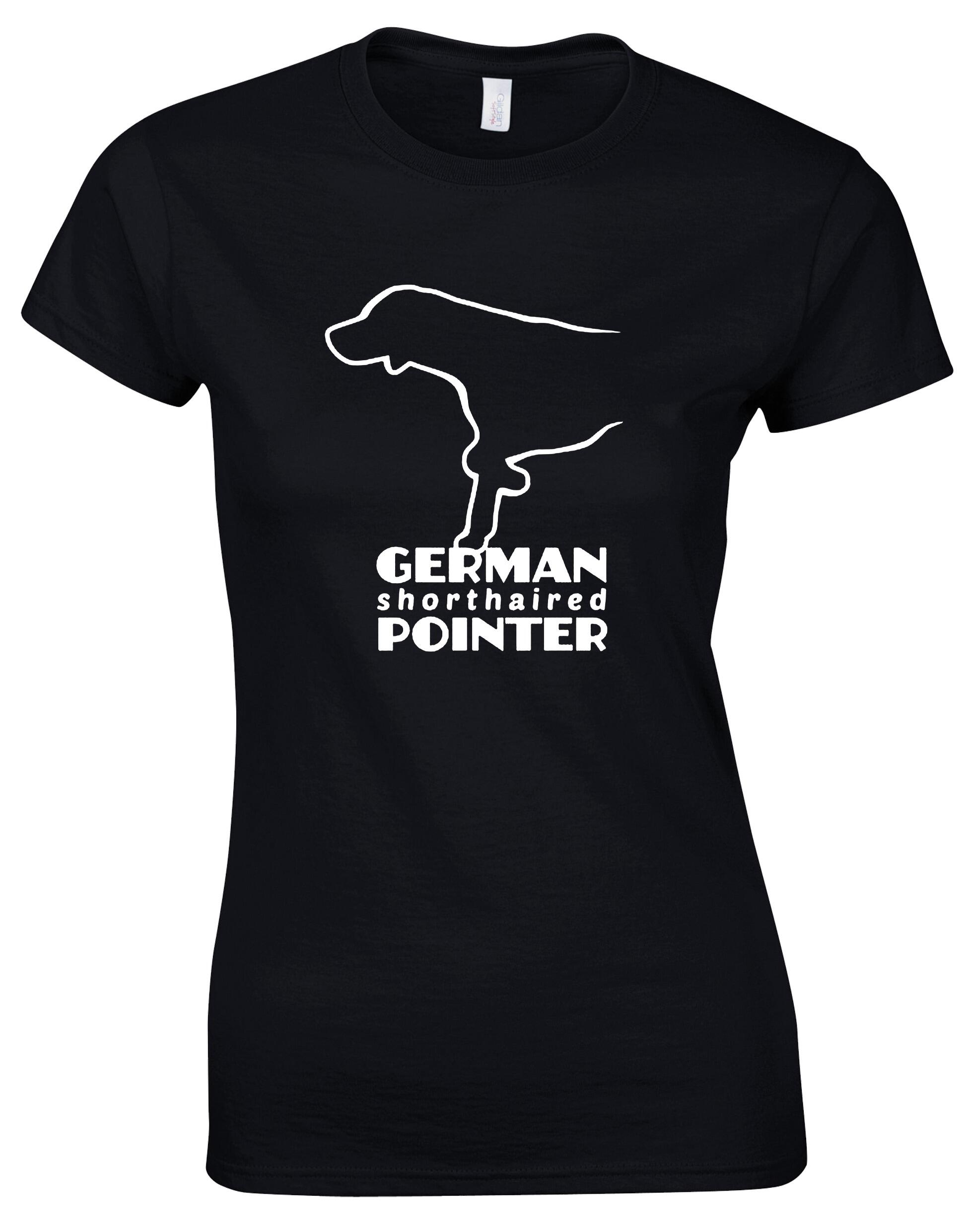 German Shorthaired Pointer Female Roundneck T-shirt – Style for Every Pointer Enthusiast