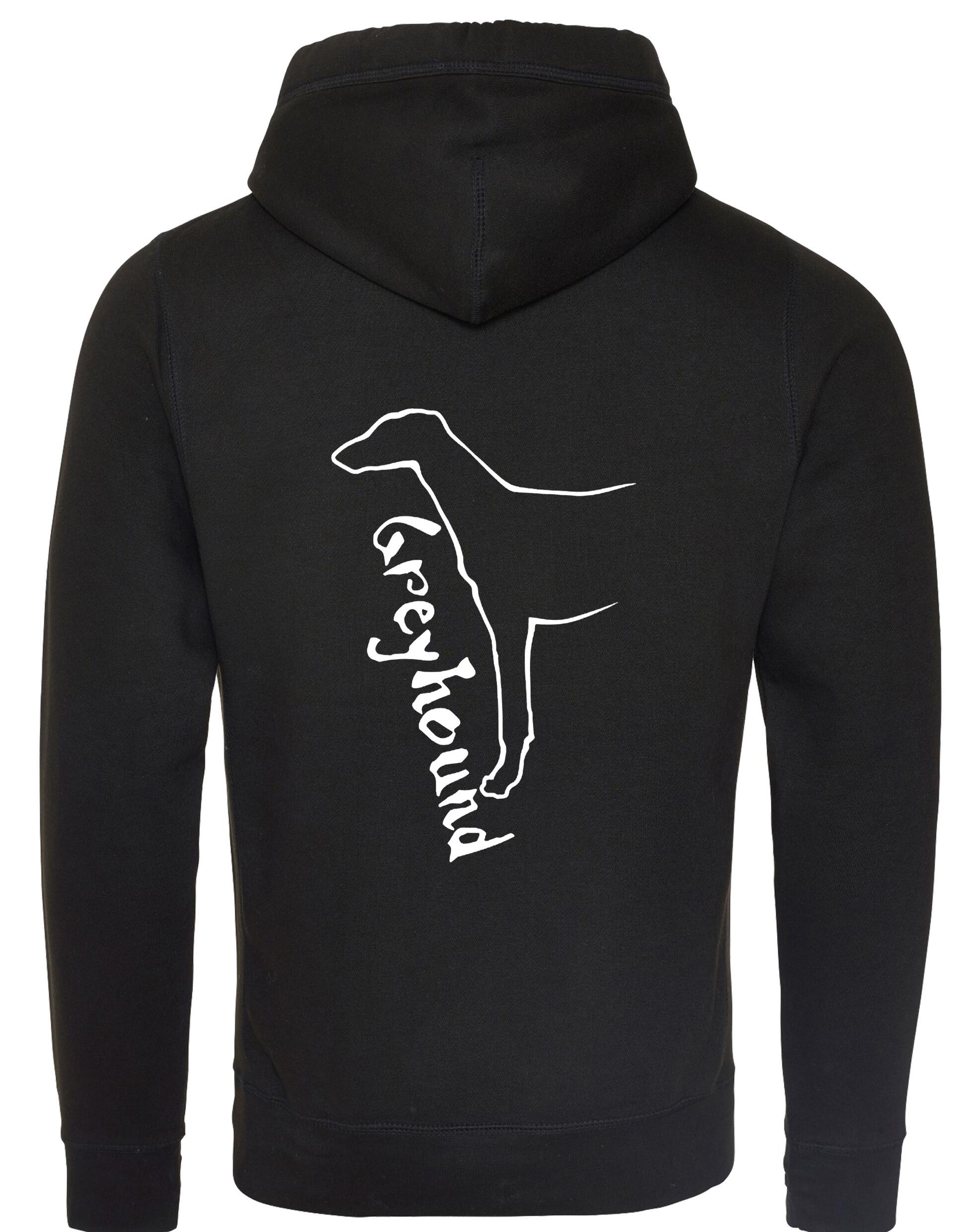Unisex Greyhound crossneck pullover hoodie with exclusive breed graphic, premium heavy-blend fabric, brushed fleece interior, and kangaroo pocket, perfect for dog lovers.