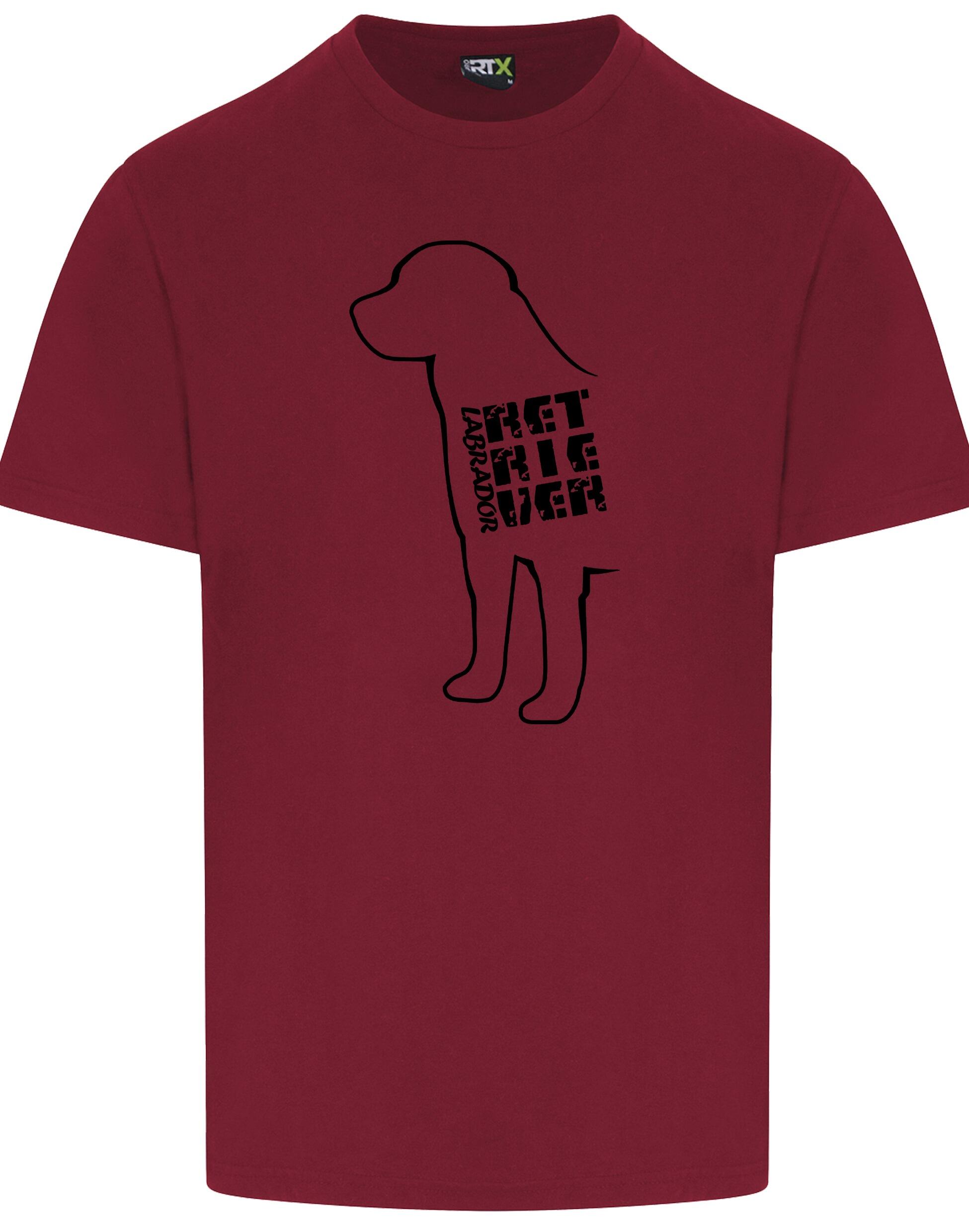 Unisex roundneck T-shirt with exclusive Labrador Retriever artwork, crafted from soft, breathable cotton with a relaxed fit for everyday comfort and style.