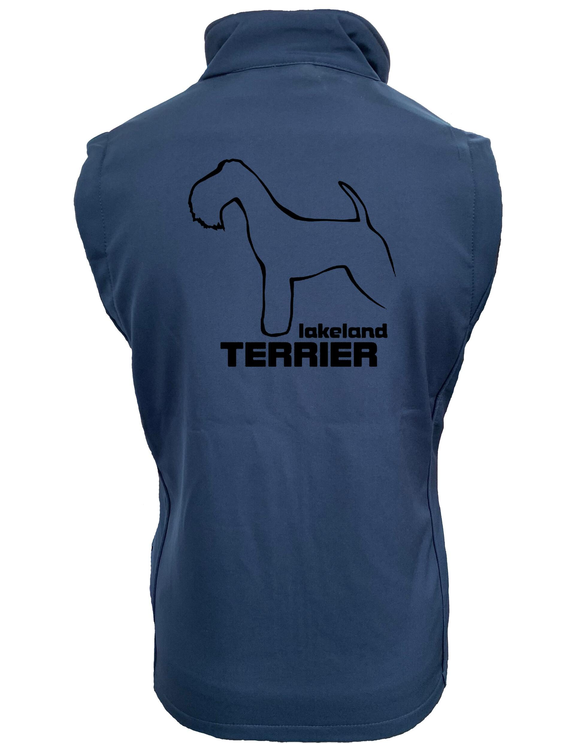 Unisex Softshell Jacket with Lakeland Terrier design featuring a water-resistant, fleece-lined jacket for outdoor activities.