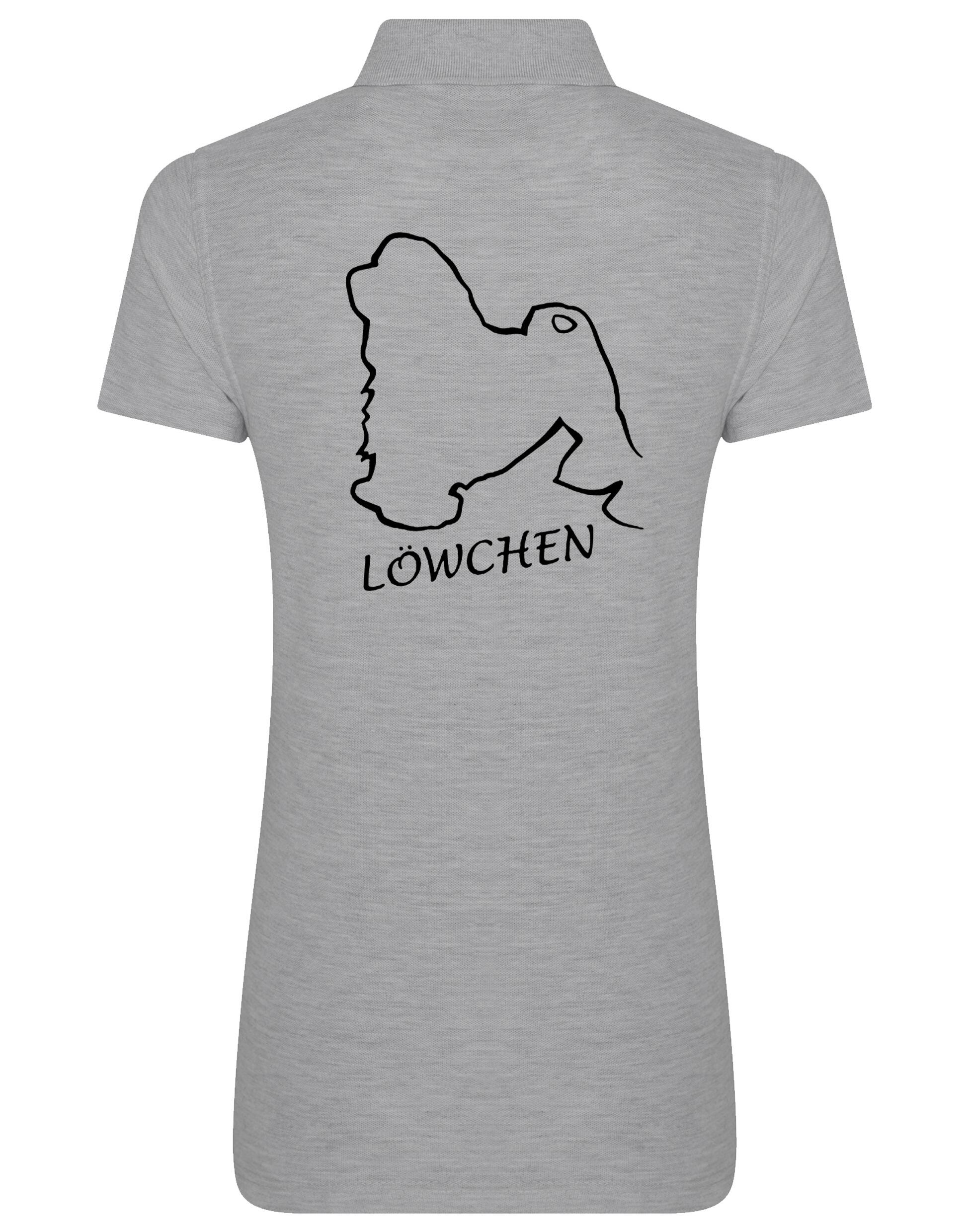 Lowchen Women's Cotton Polo with exclusive breed design and feminine fit.