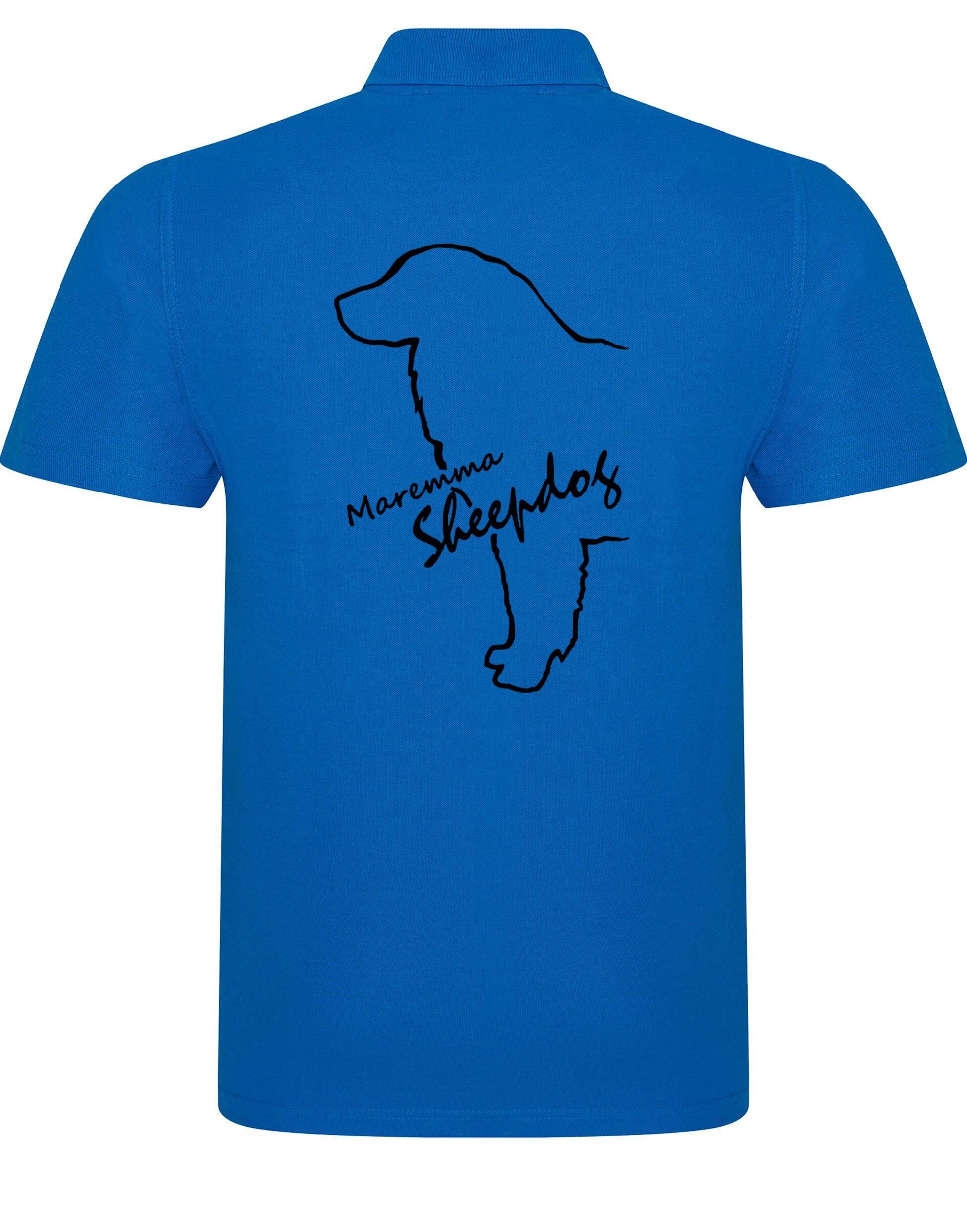 Maremma Sheepdog Unisex Cotton Polo with exclusive breed design, soft cotton fabric, and relaxed fit for all-day comfort.