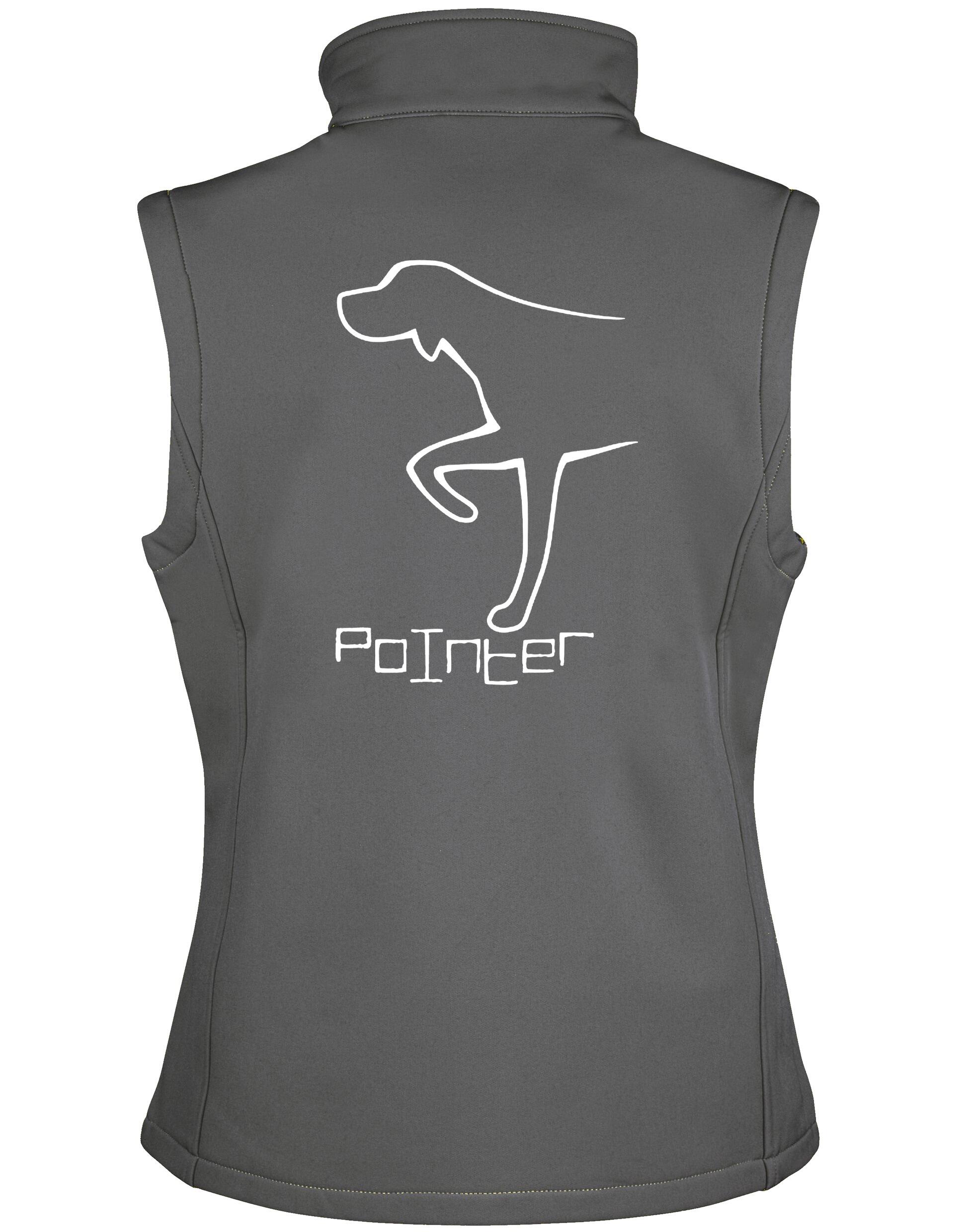 Pointer Unisex Softshell Gilet – lightweight, fleece-lined, water-resistant vest featuring exclusive Pointer artwork, designed for outdoor comfort and style, perfect for Pointer lovers.Pointer Unisex Softshell Gilet – lightweight, fleece-lined, water-resistant vest featuring exclusive Pointer artwork, designed for outdoor comfort and style, perfect for Pointer lovers.