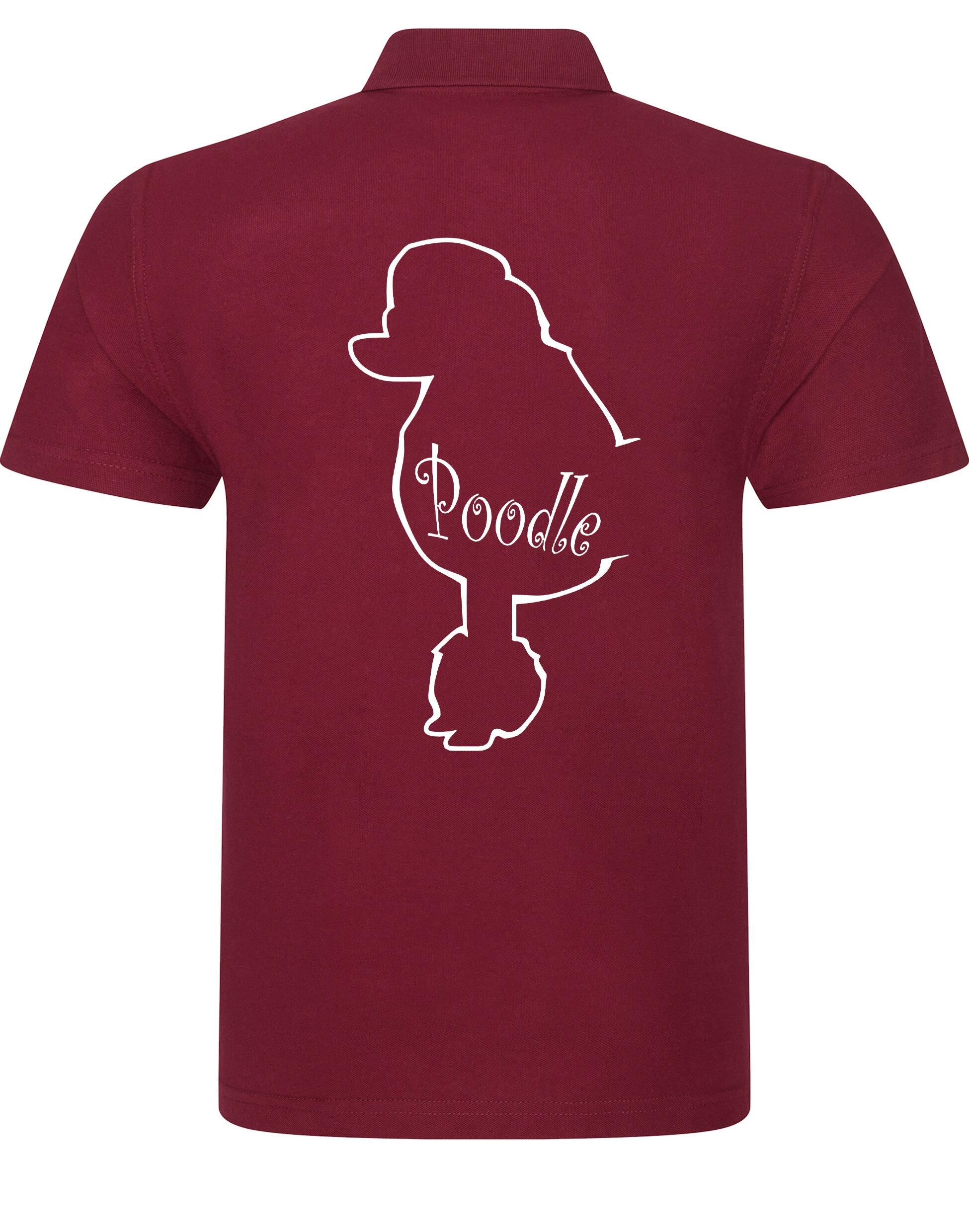 Unisex Poodle Cotton Polo featuring a distinctive Poodle graphic and crafted from premium breathable cotton for lasting comfort and effortless style.