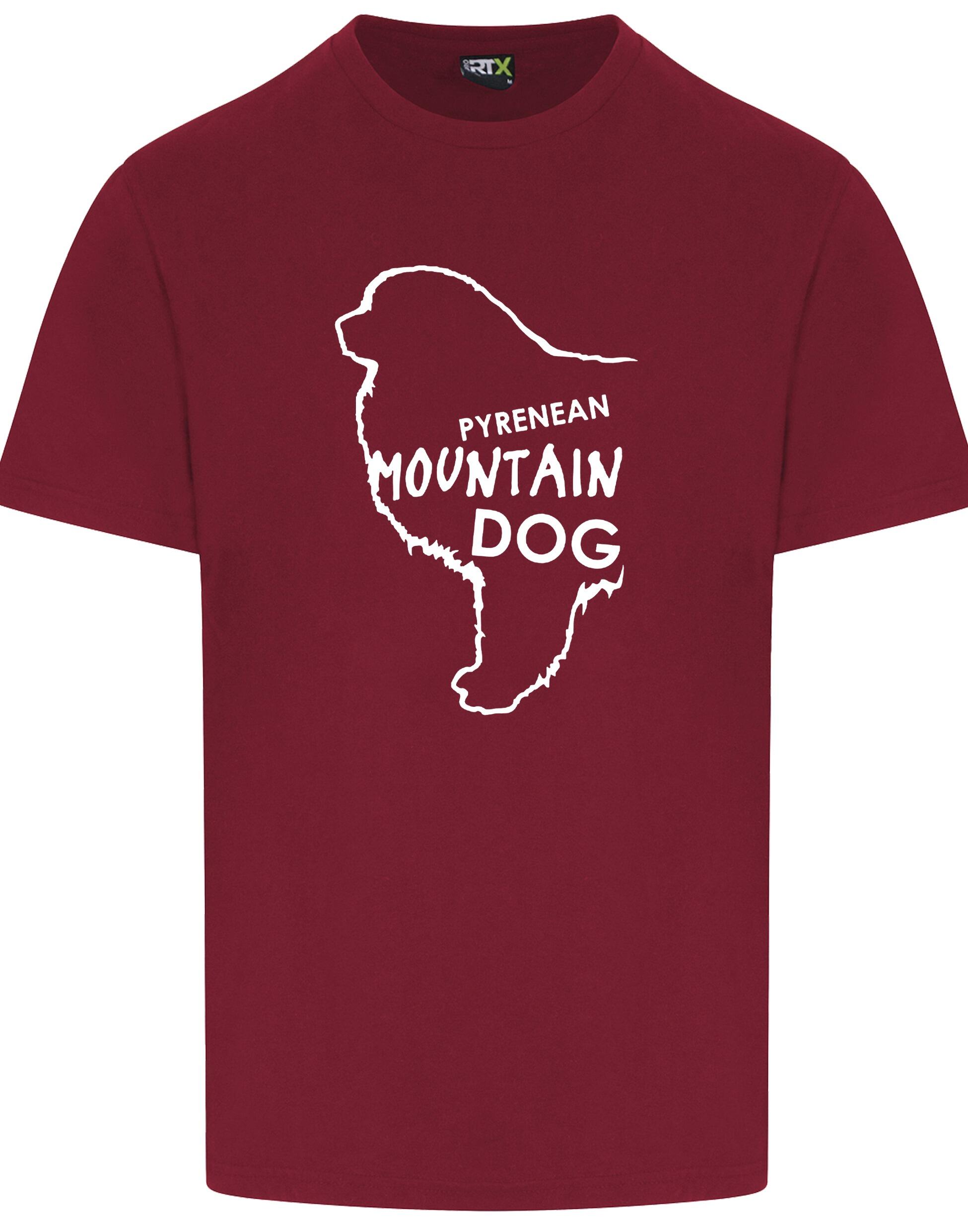 Unisex Pyrenean Mountain Dog Roundneck T-shirt featuring exclusive breed artwork, crafted from premium breathable cotton for all-day comfort and a relaxed, stylish fit, perfect for Pyrenean Mountain Dog enthusiasts.