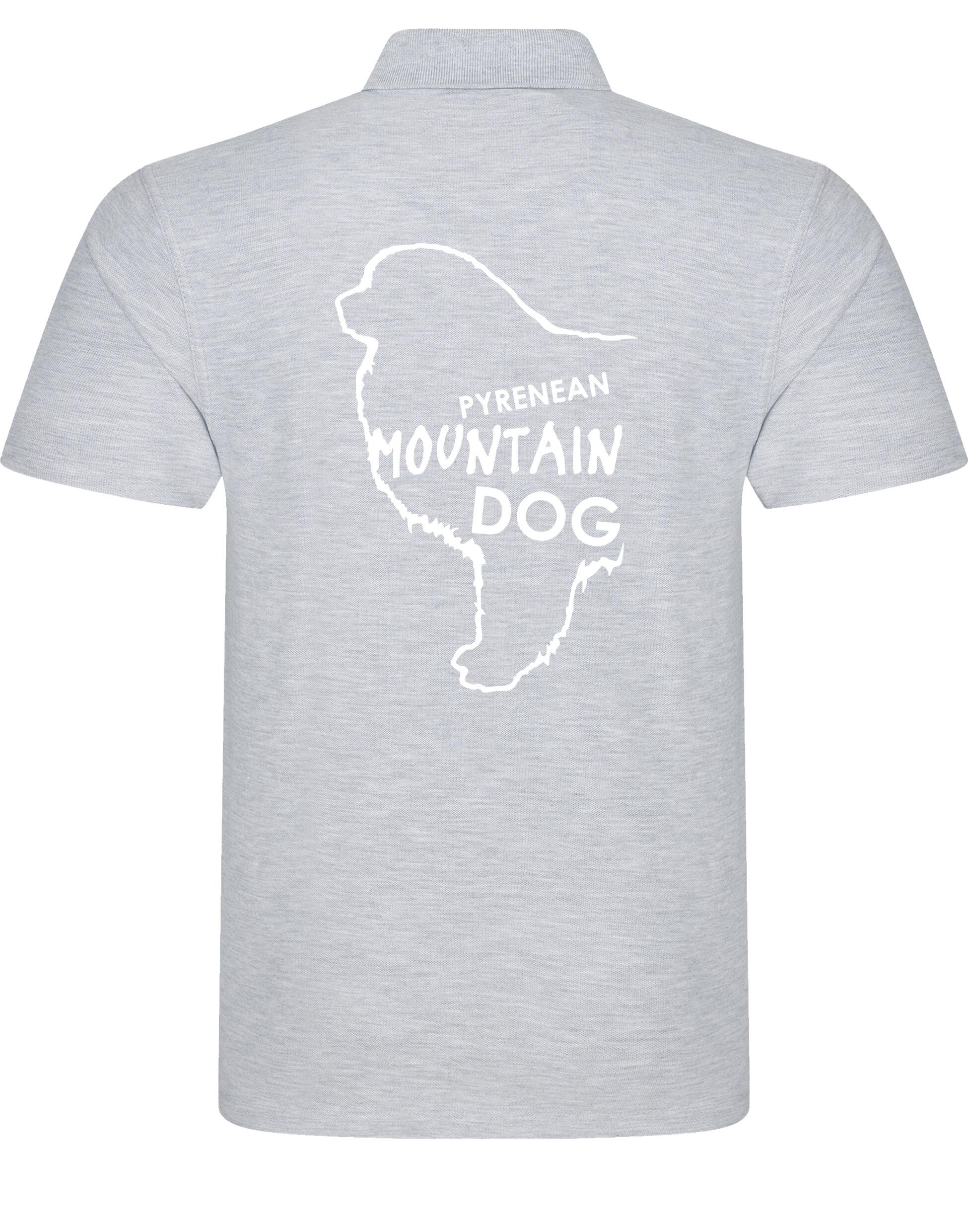 Unisex Pyrenean Mountain Dog Cotton Polo featuring exclusive breed artwork, crafted from premium breathable cotton for all-day comfort and a relaxed, stylish fit, perfect for Pyrenean Mountain Dog enthusiasts.