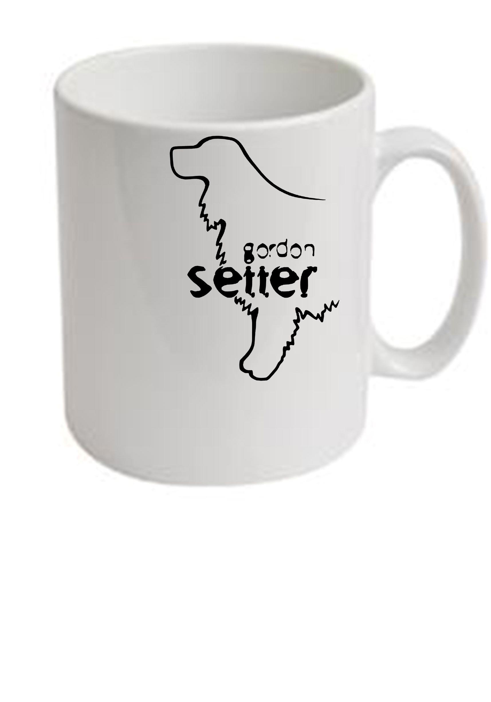 Gordon Setter Dog Breed Ceramic Mug Dogeria Design