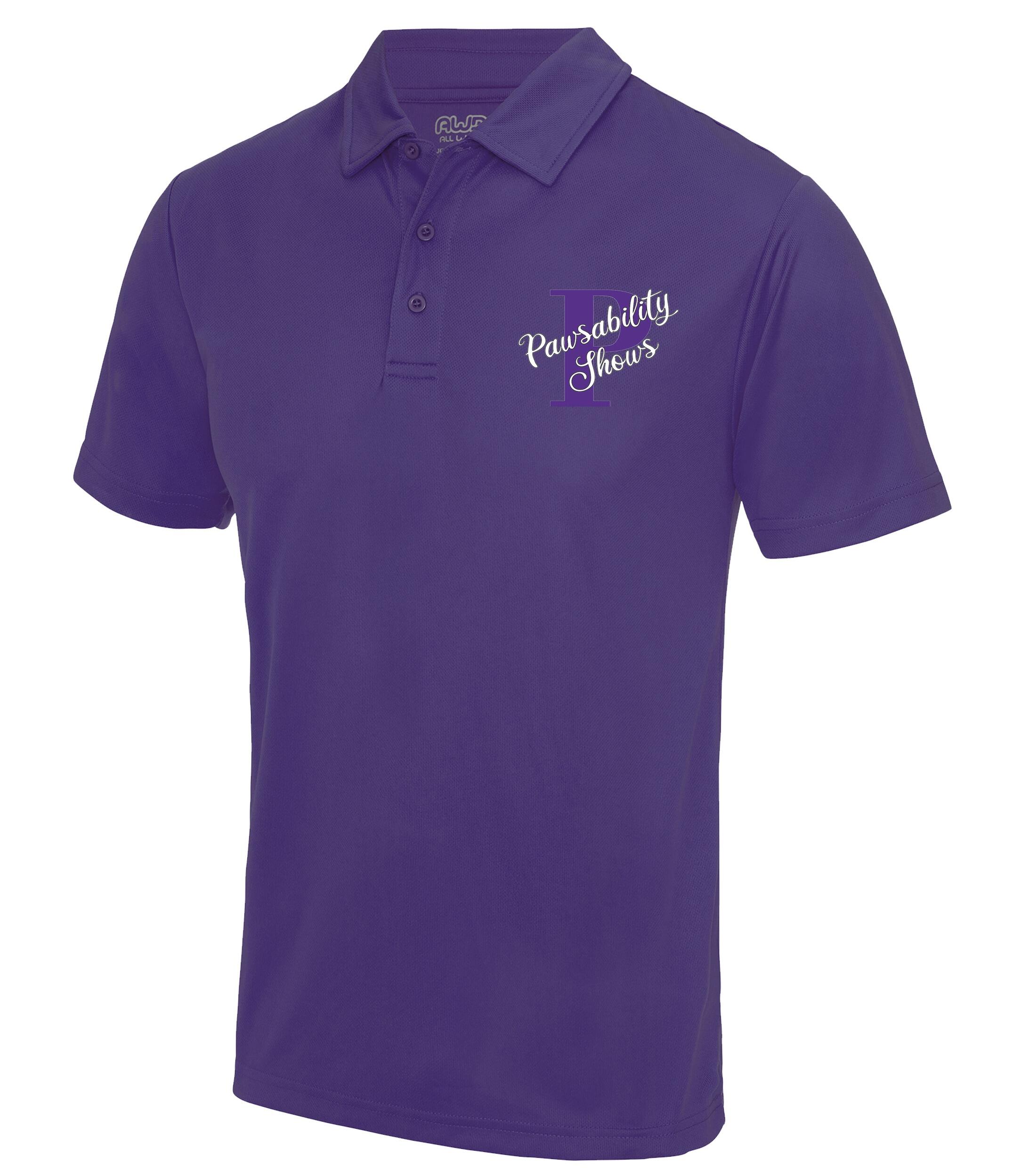 Pawsability Cool Polo Purple Front