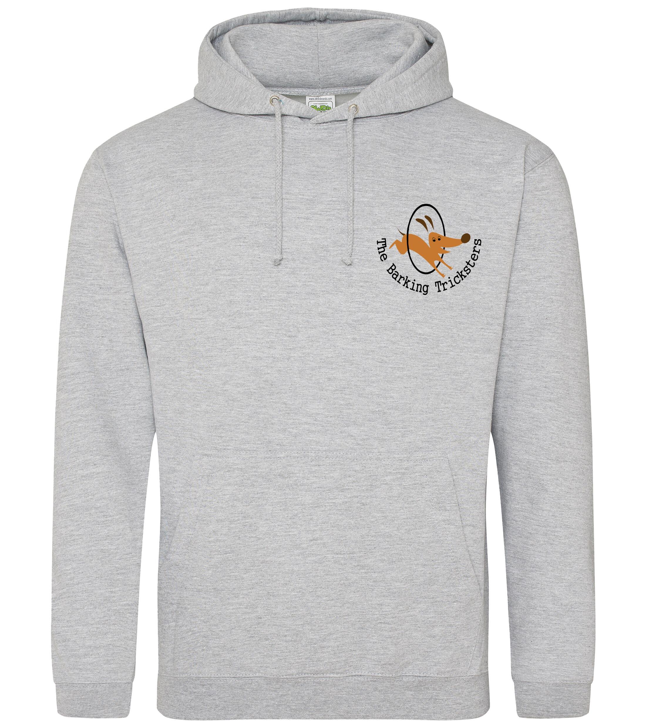 The Barking Tricksters Pullover Hoodies Heather Grey