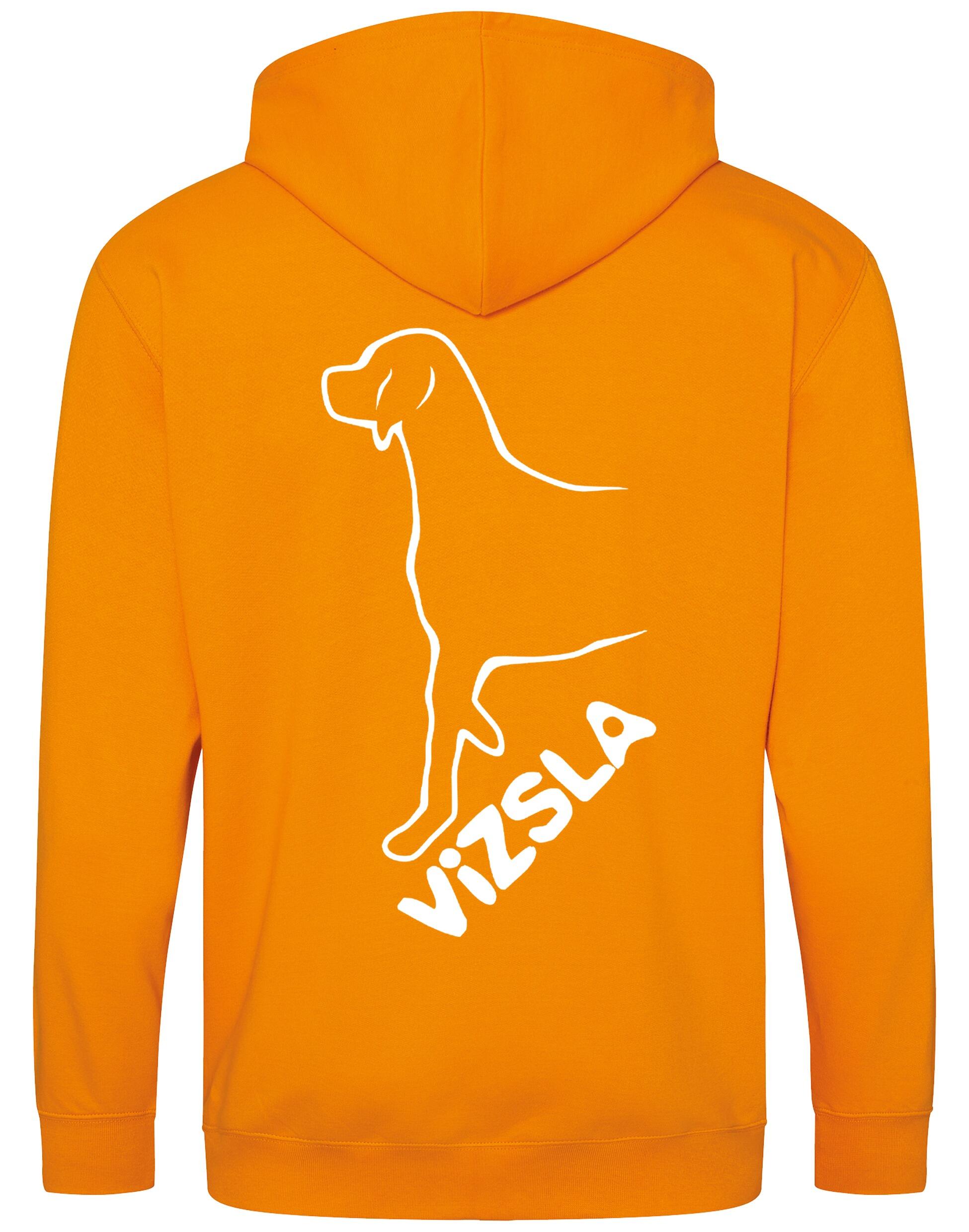 Vizsla Dog Breed Design Zipped Hoodie