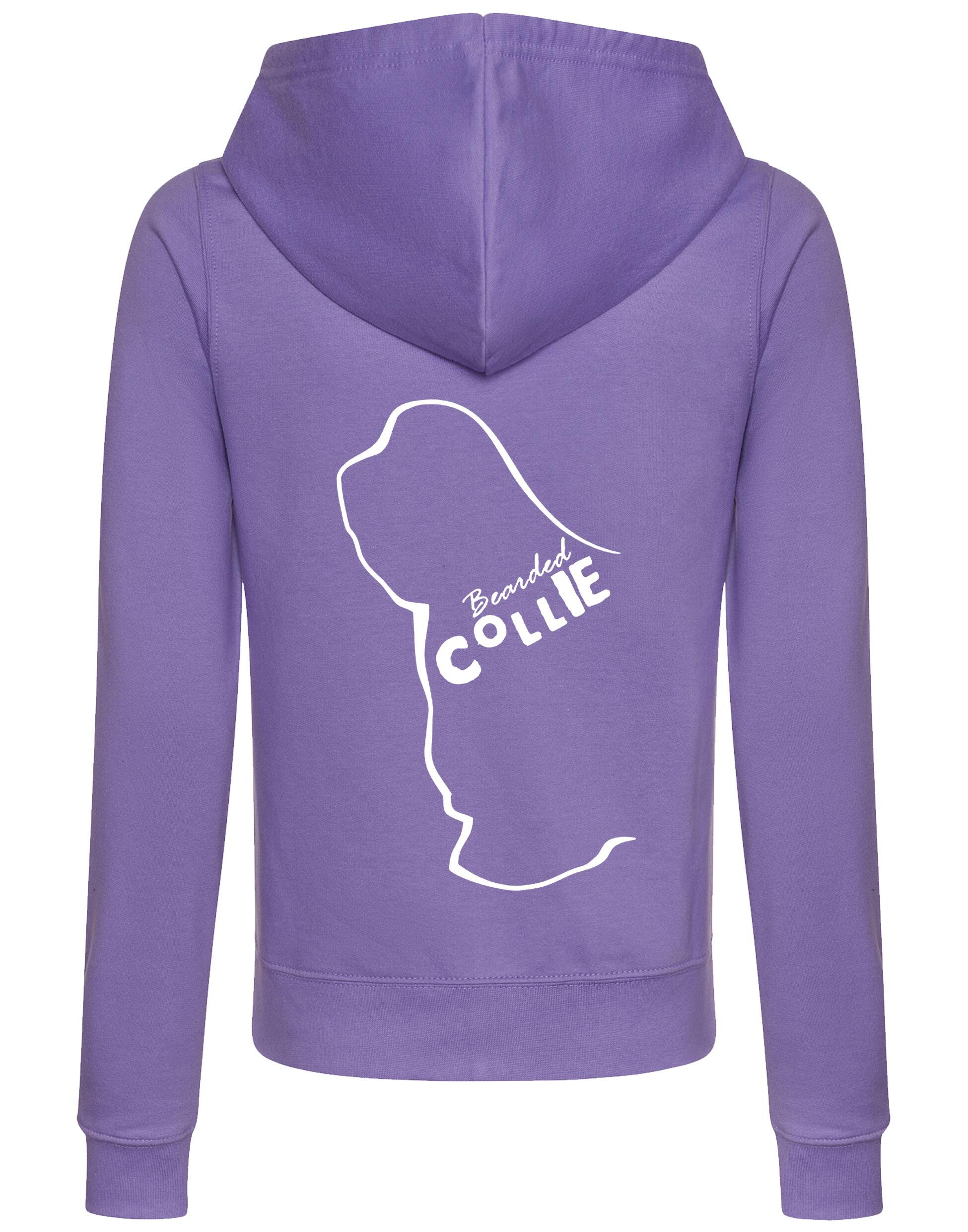 Bearded Collie Dog Breed Women’s Zipped Hoodies – Style, Comfort, and Bearded Collie Love