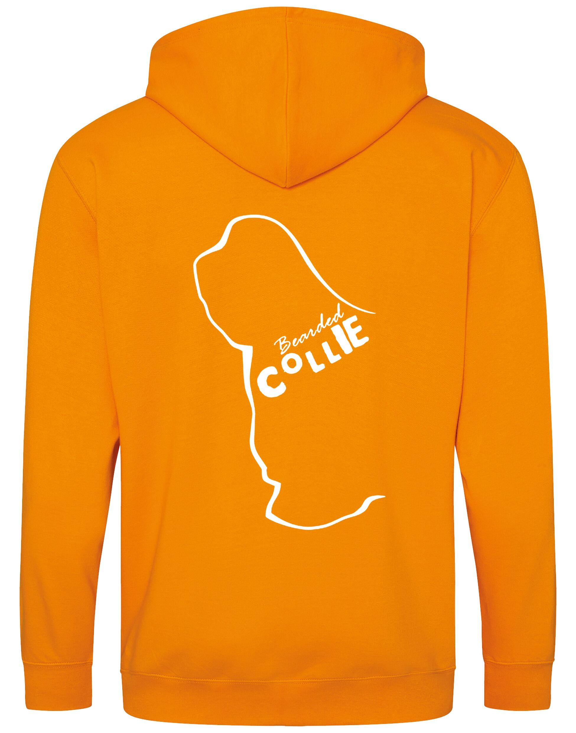 Bearded Collie Dog Breed Design Zipped Hoodie – Style and Comfort for Dog Lovers