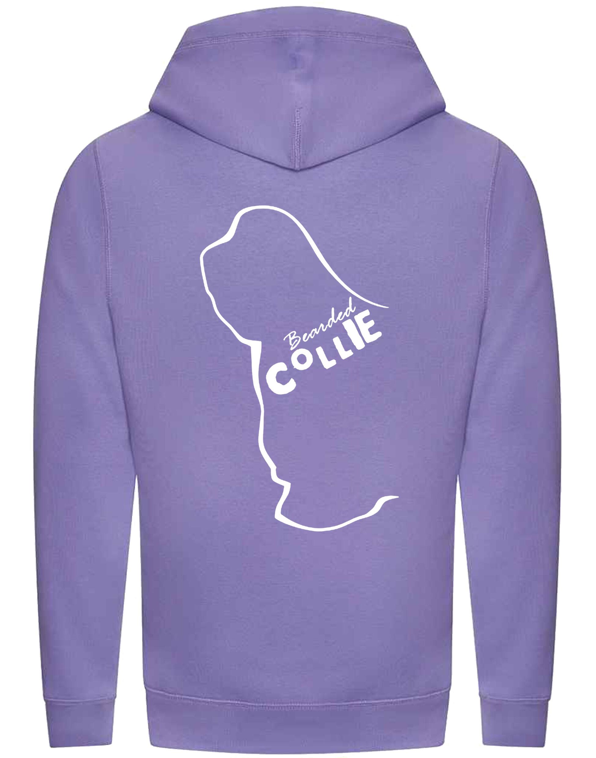 Unisex Crossneck Pullover Hoodie with Bearded Collie Dog Breed Design – A Must-Have for Bearded Collie Fans