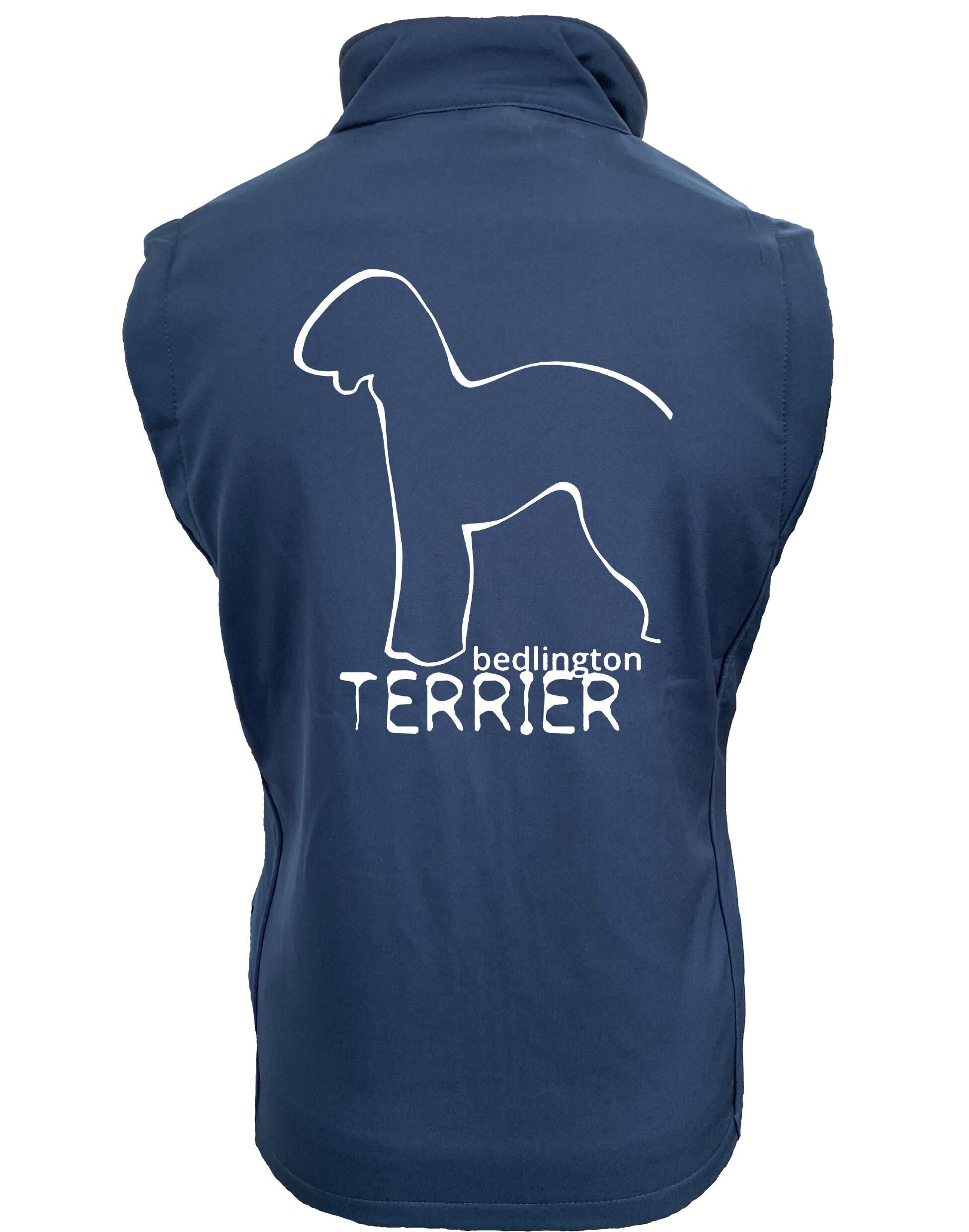Bedlington Terrier Dog Breed Design Women’s Softshell Gilet – Perfect Blend of Style and Functionality