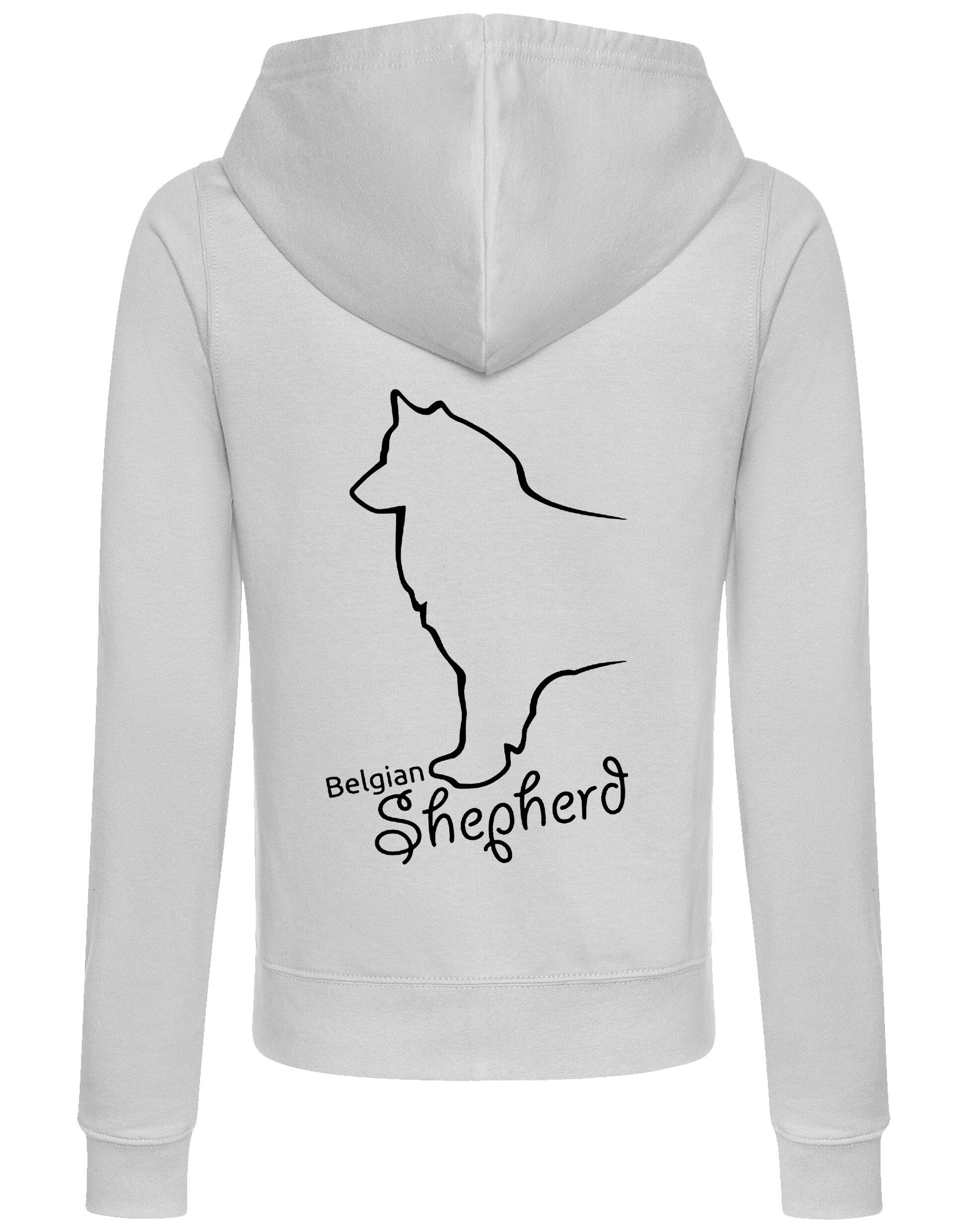 Belgian Shepherd Dog Breed Women’s Zipped Hoodies – Style, Comfort, and Belgian Shepherd Love