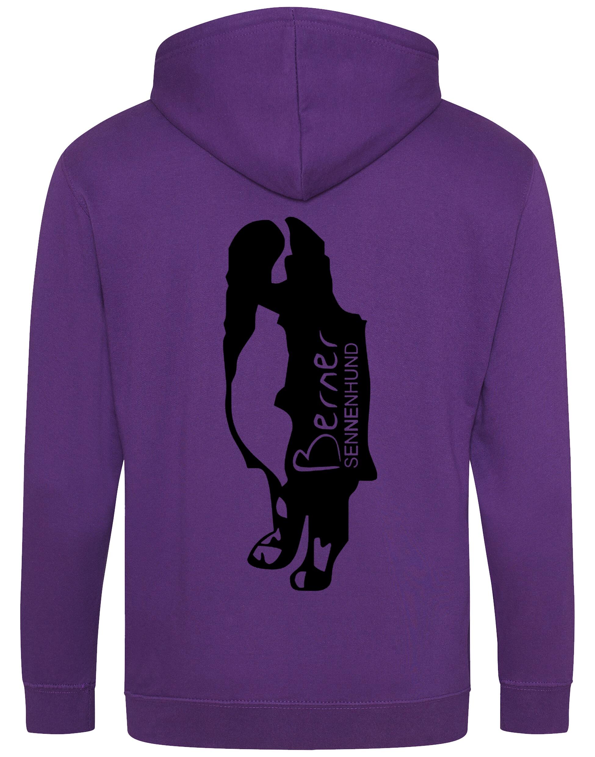 Berner Sennenhund Dog Breed Design Zipped Hoodie – Style and Comfort for Dog Lovers