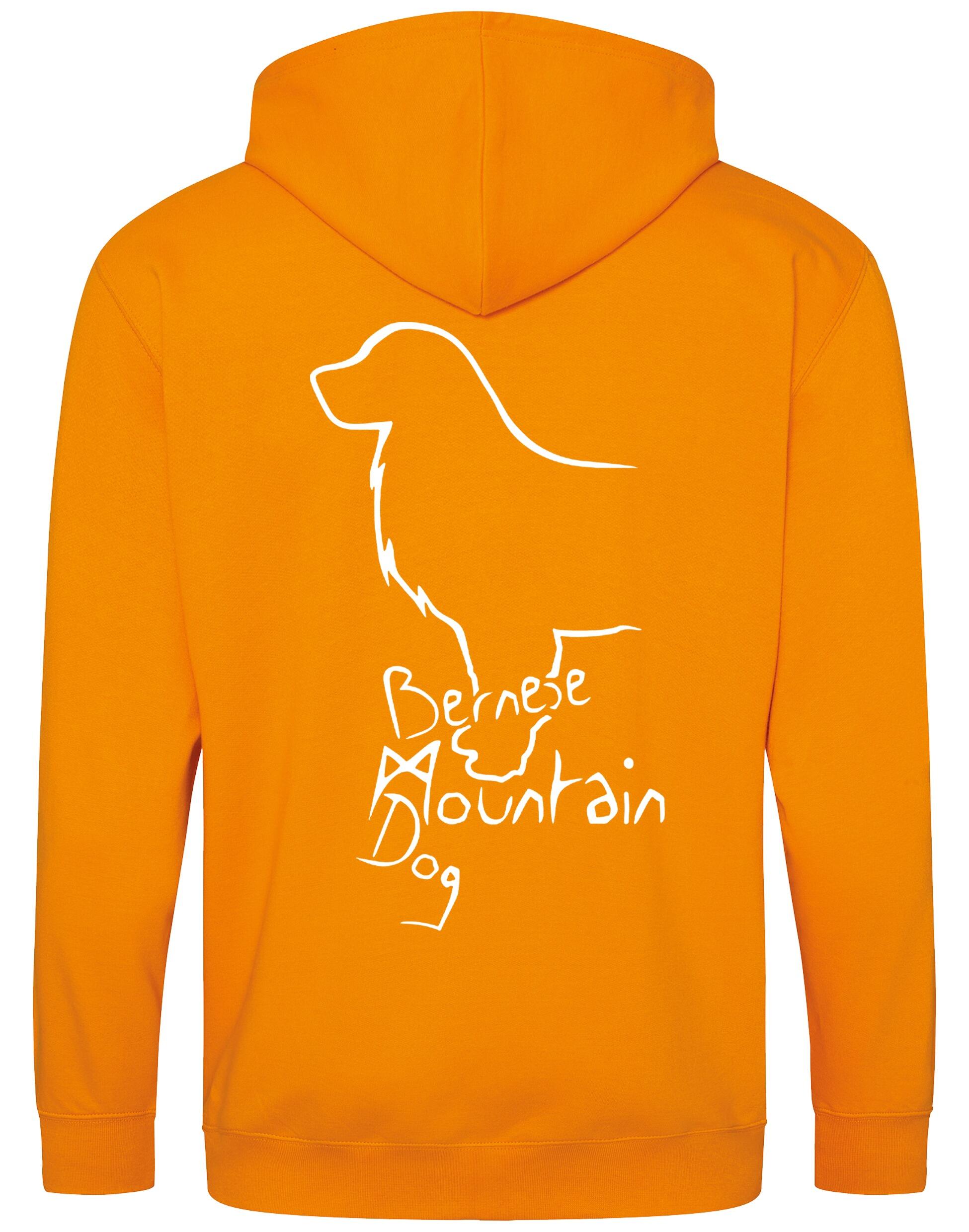 Bernese Mountain Dog Zipped Hoodie – Style and Comfort for Dog Lovers