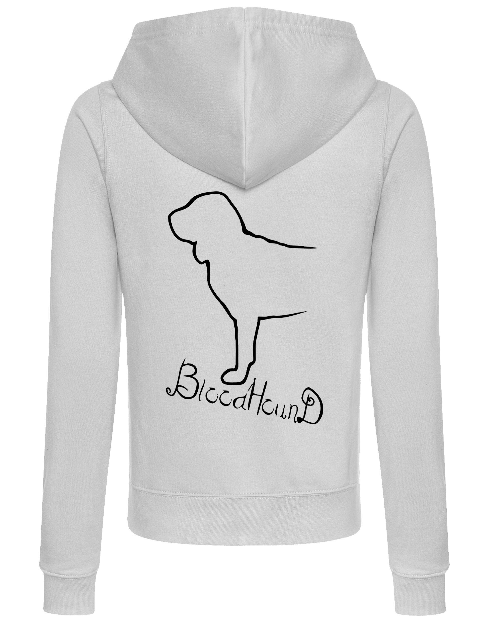 Bloodhound Dog Breed Women’s Zipped Hoodies – Style, Comfort, and Bloodhound Love