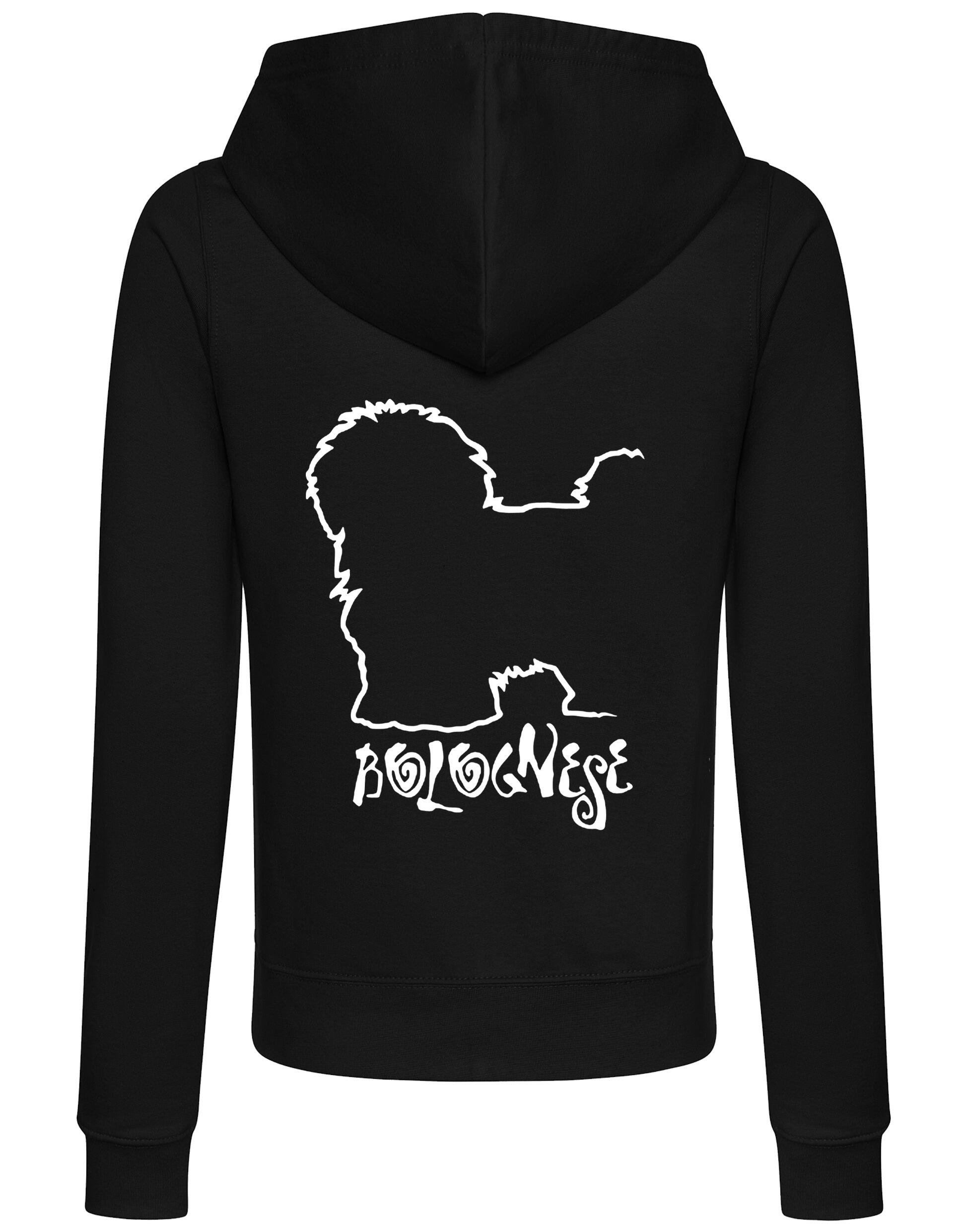 Bolognese Dog Breed Women’s Zipped Hoodies – Style, Comfort, and Bolognese Love
