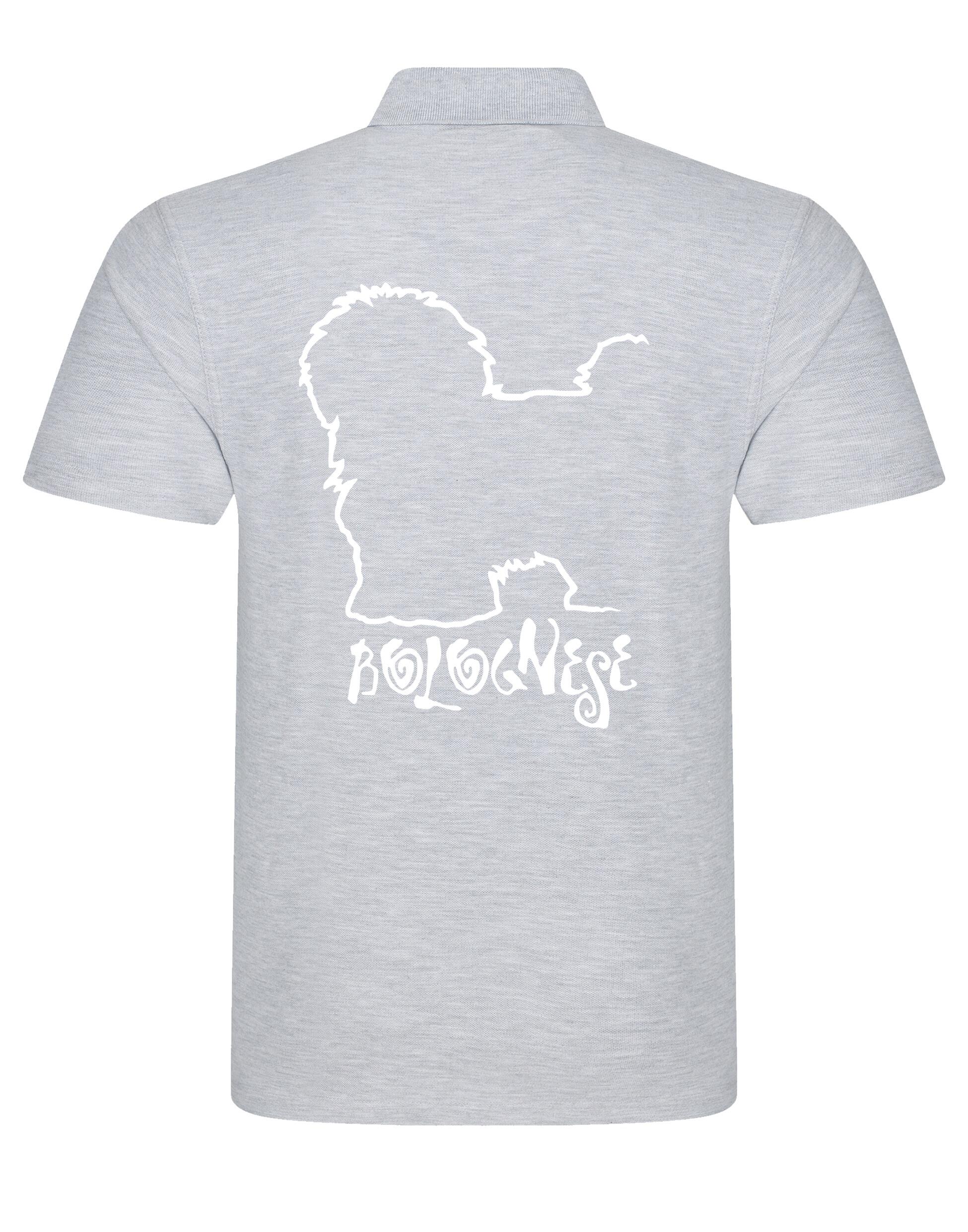 Unisex Cotton Polo with Bolognese Dog Breed Design – Comfort and Style for Every Bolognese Enthusiast