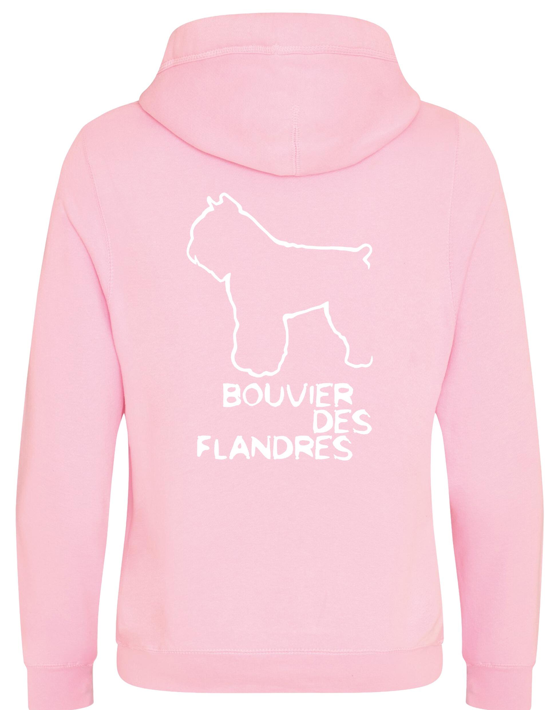 Bouvier des Flandres Dog Breed Design Unisex Crossneck Pullover Hoodie
