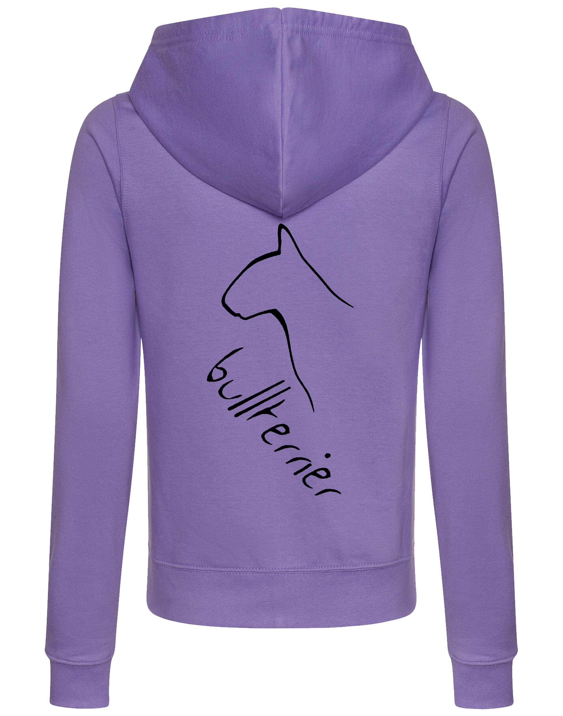 Bullterrier Dog Breed Women’s Zipped Hoodie – Style, Comfort, and Bullterrier Pride