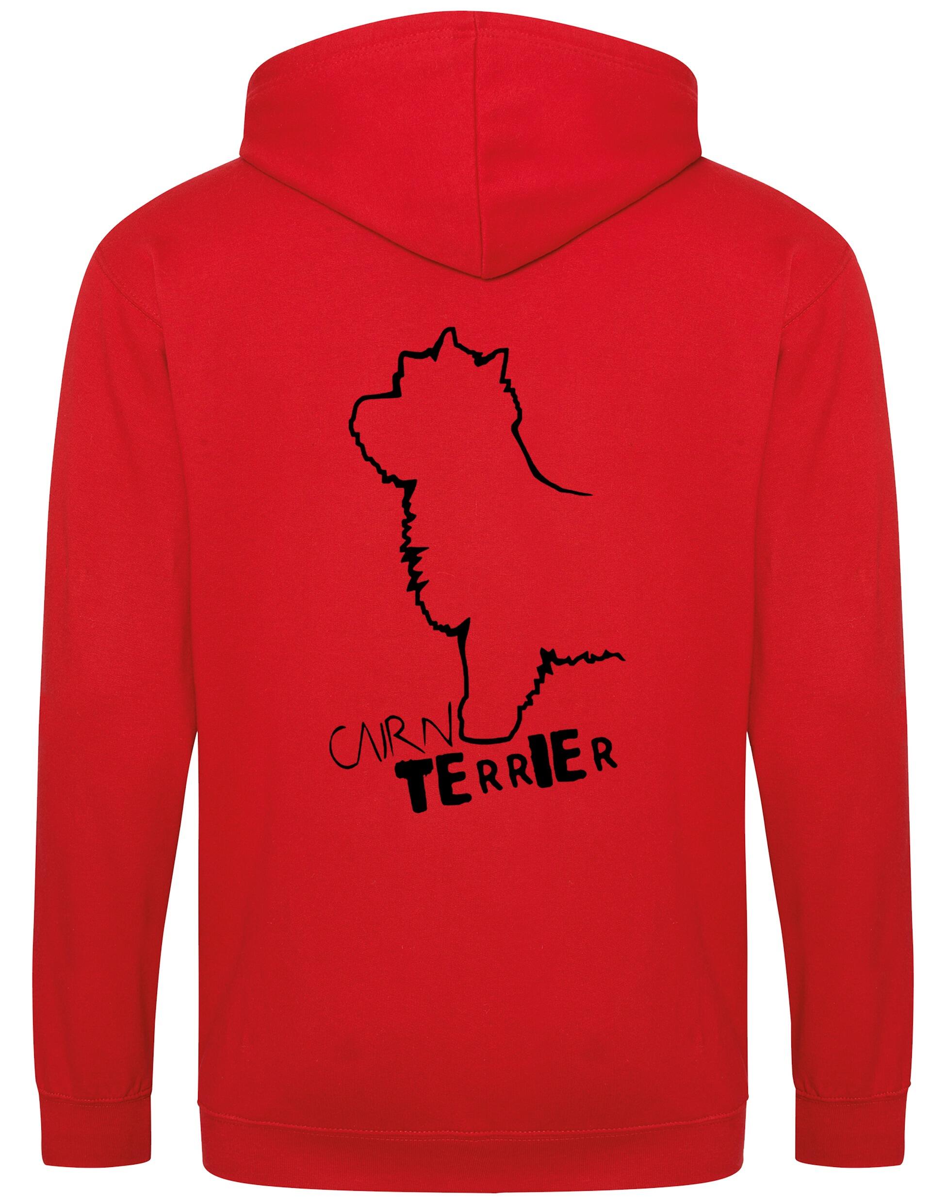 Cairn Terrier Dog Breed Design Zipped Hoodie – Comfort, Style, and Cairn Terrier Pride