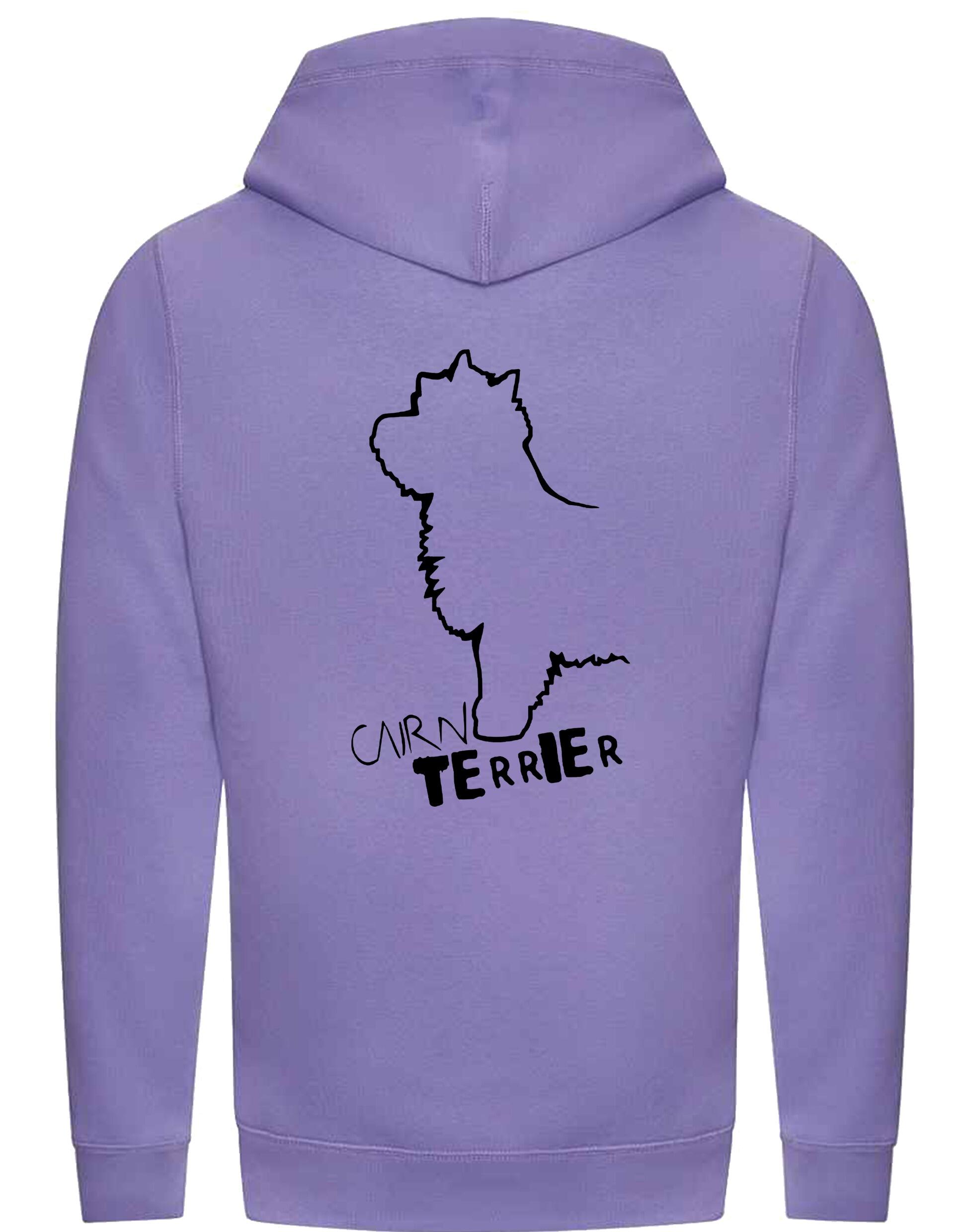 Unisex Crossneck Pullover Hoodie with Cairn Terrier Dog Breed Design – A Must-Have for Cairn Terrier Fans