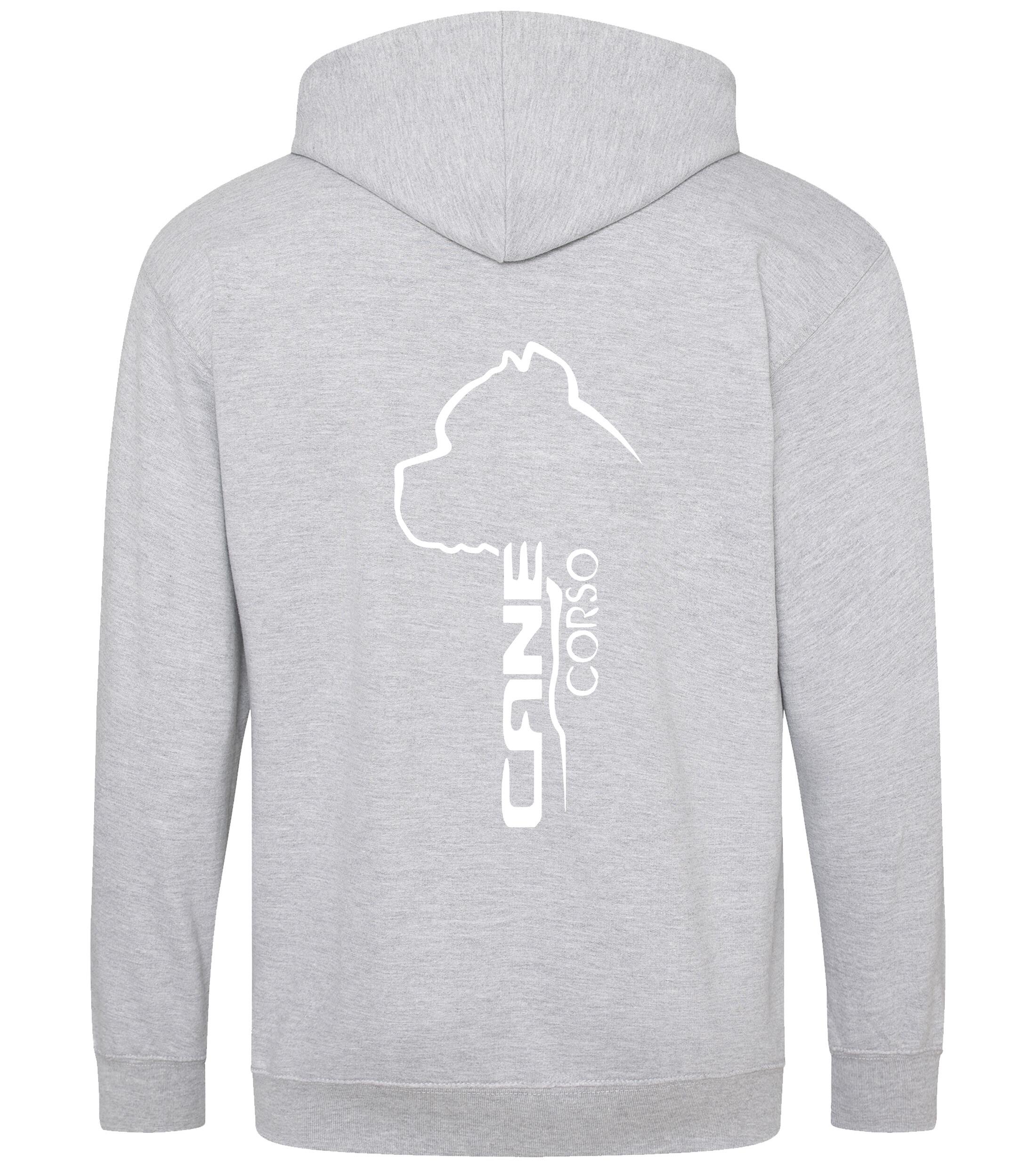 Cane Corso Dog Breed Design Zipped Hoodie – Comfort, Style, and Cane Corso Pride