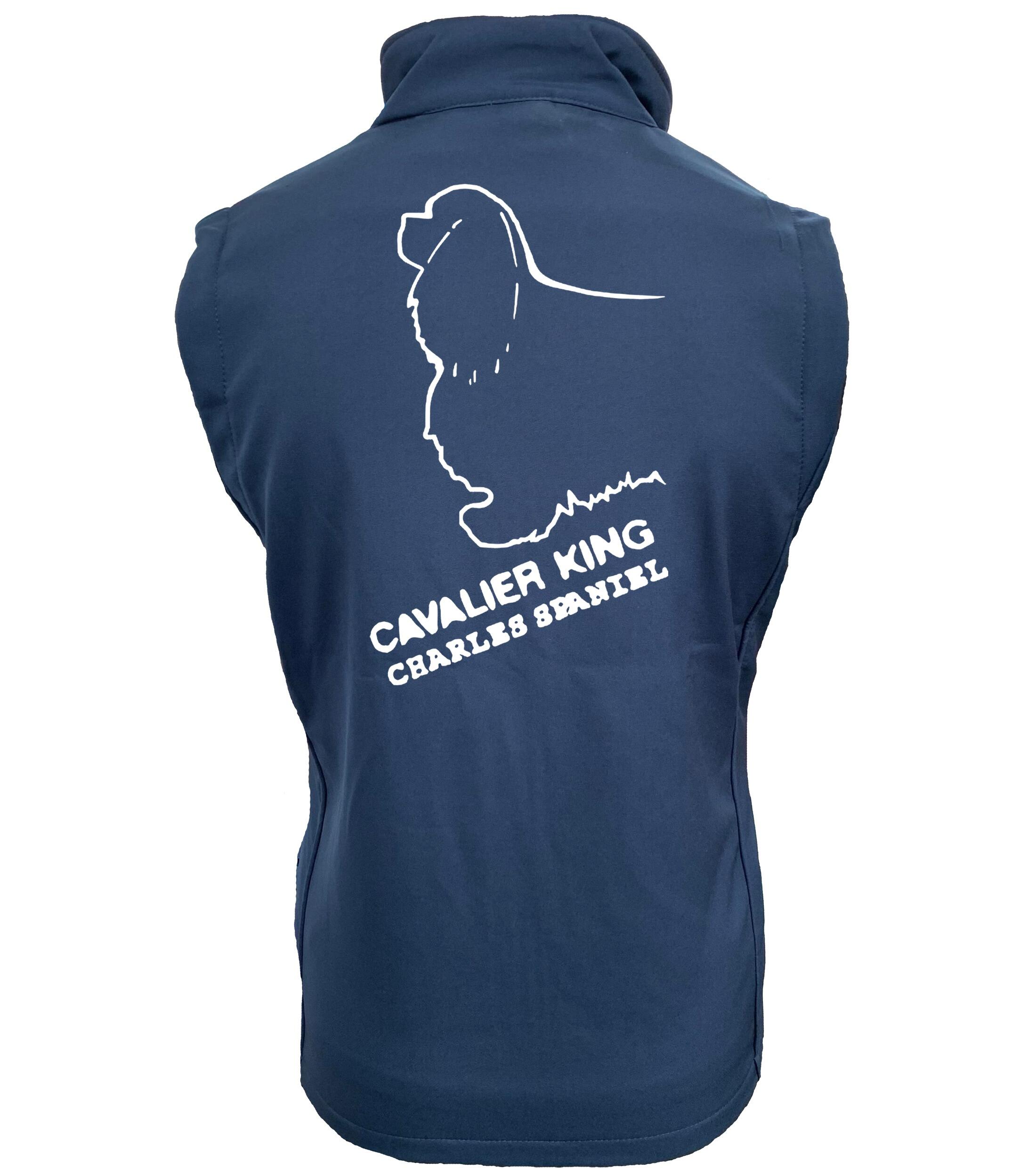 Women’s Cavalier King Charles Spaniel Softshell Gilet – Style and Function for Every Cavalier Enthusiast