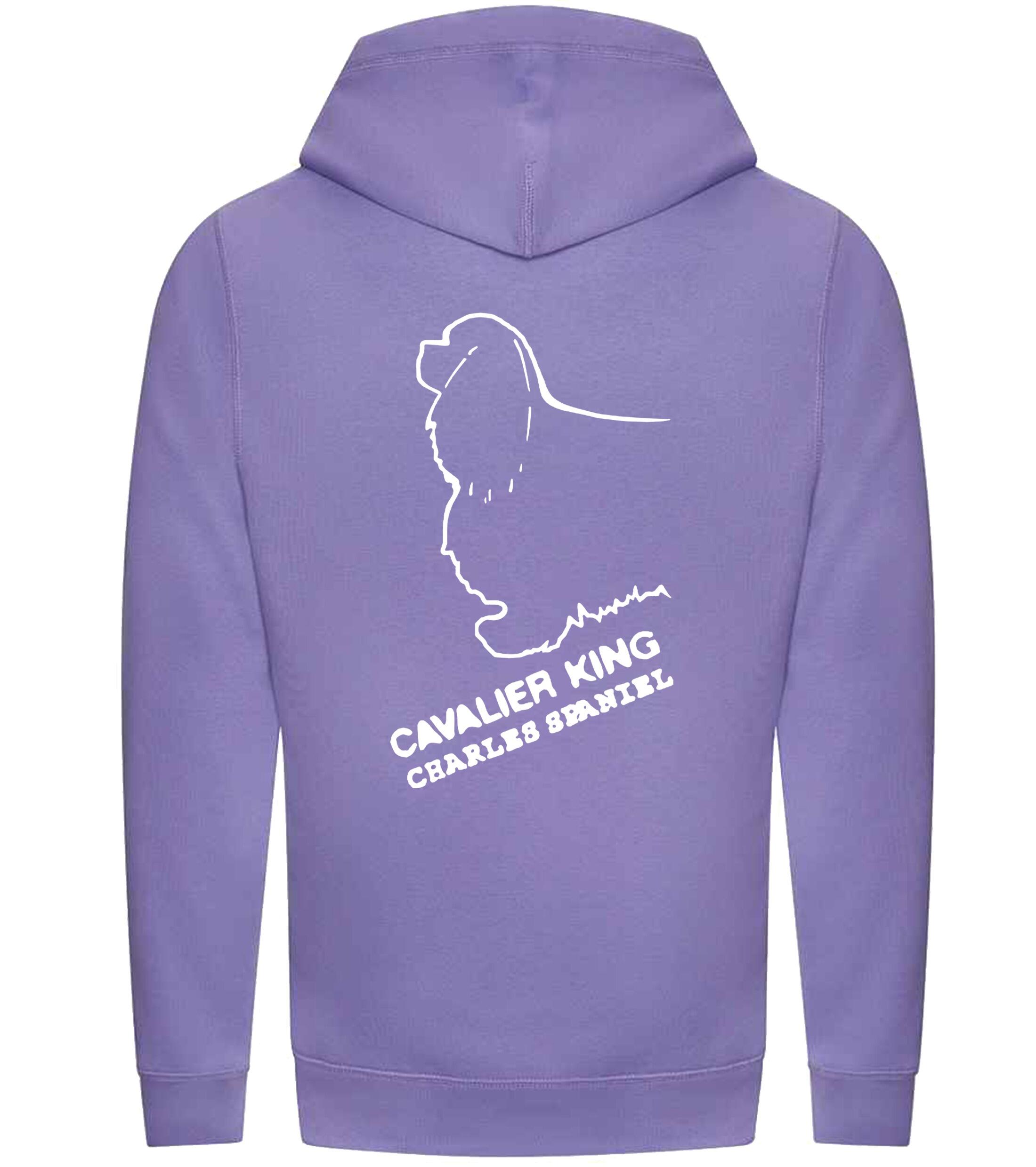 Unisex Crossneck Pullover Hoodie with Cavalier King Charles Spaniel Dog Breed Design